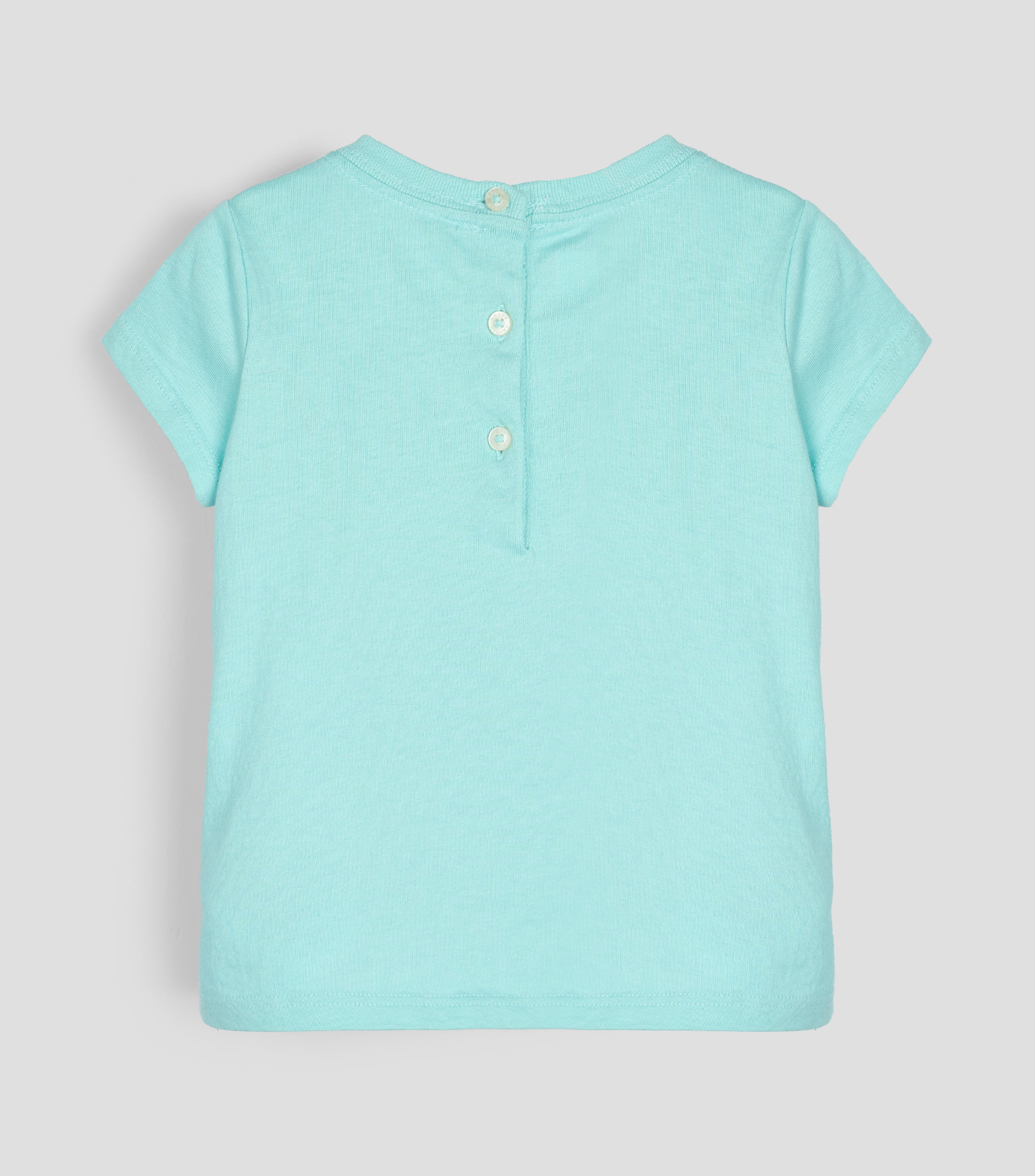 Playera cuello redondo manga corta estampada Bebé