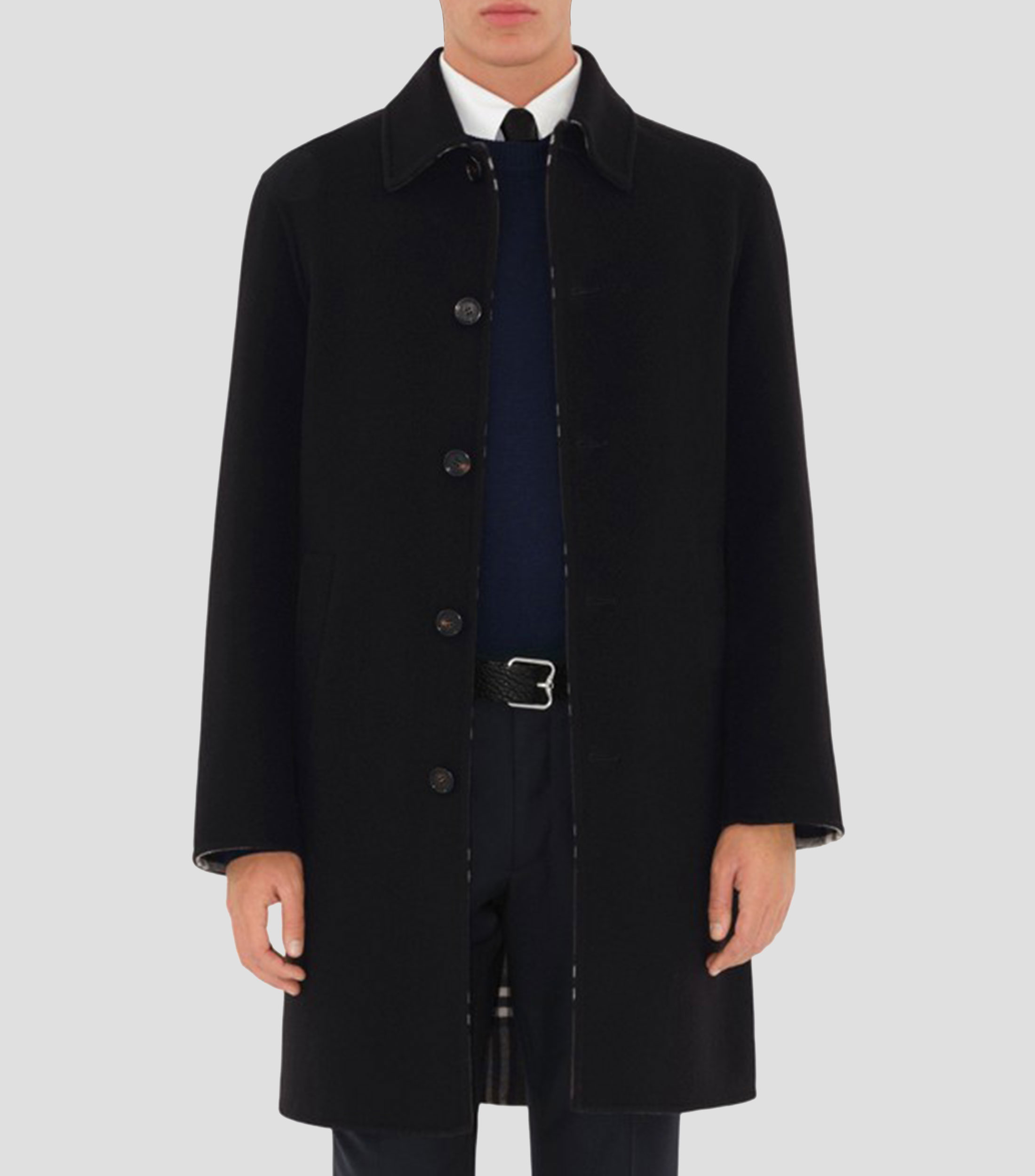 Abrigo Midi con botonadura Hombre