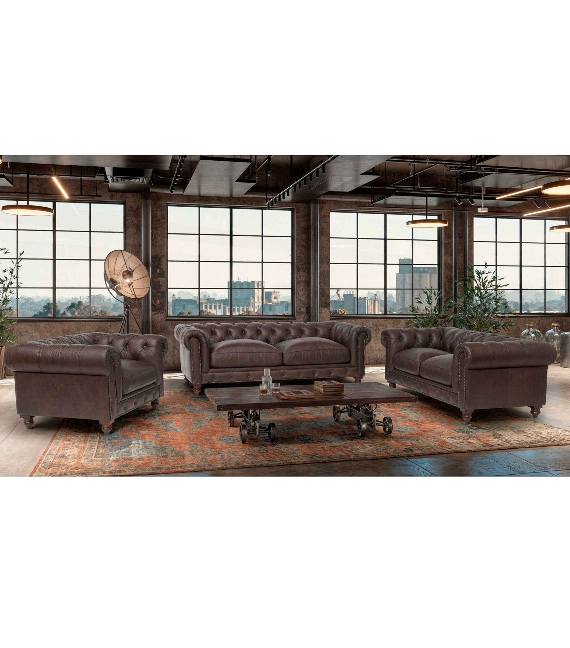 Sillón en piel Go Beyond Cognac