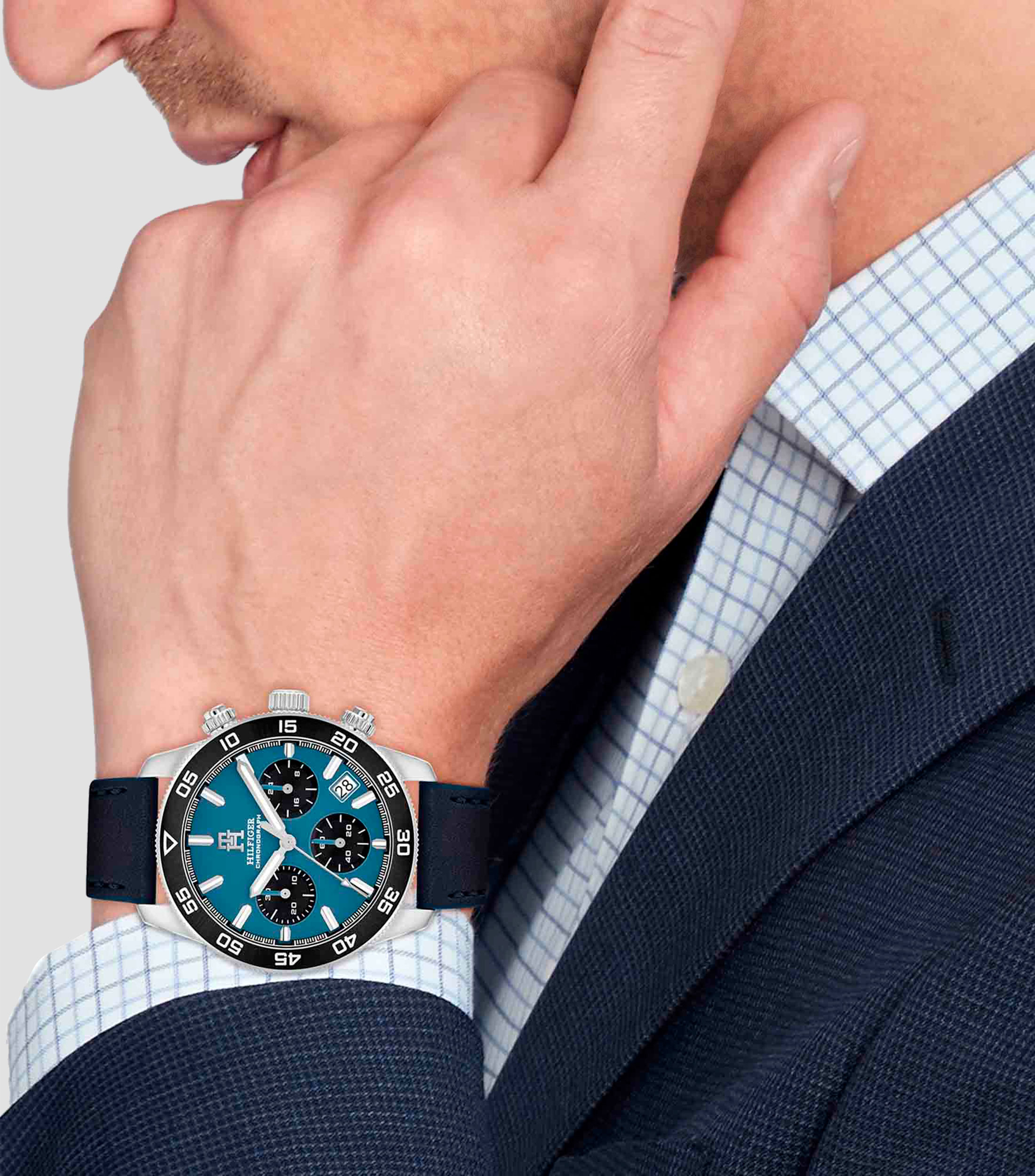 Reloj Deportivo para Hombre Plateado