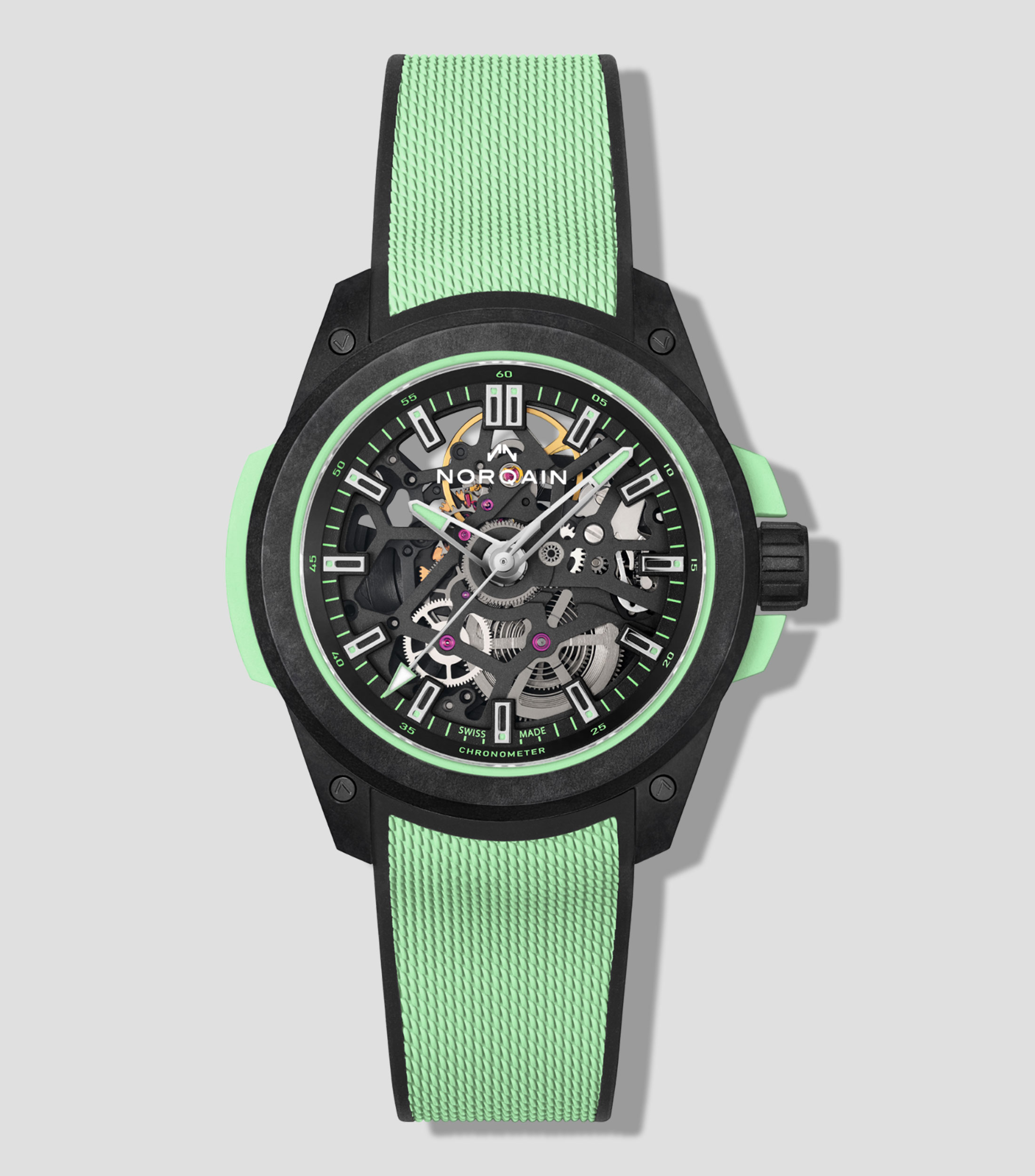 Reloj Unisex Wild One Deportivo Negro, Menta