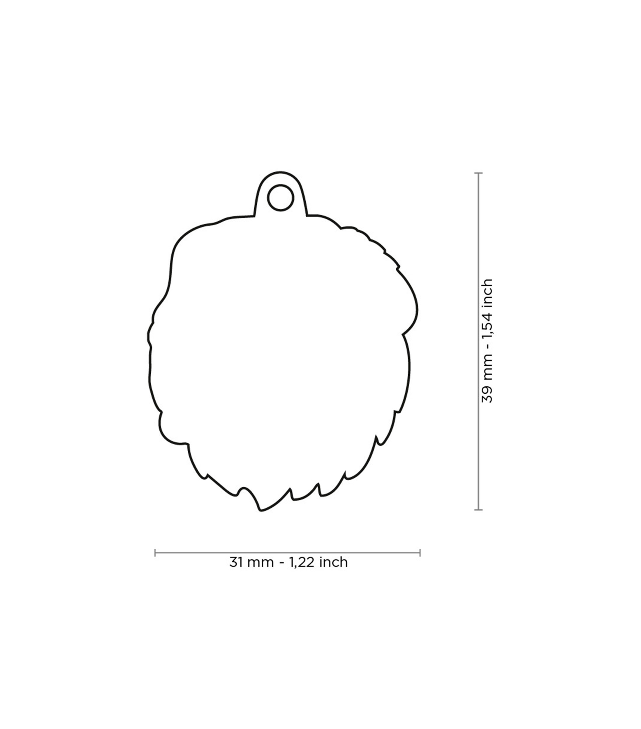 Placa para Mascota Friends St. Bernard en metal