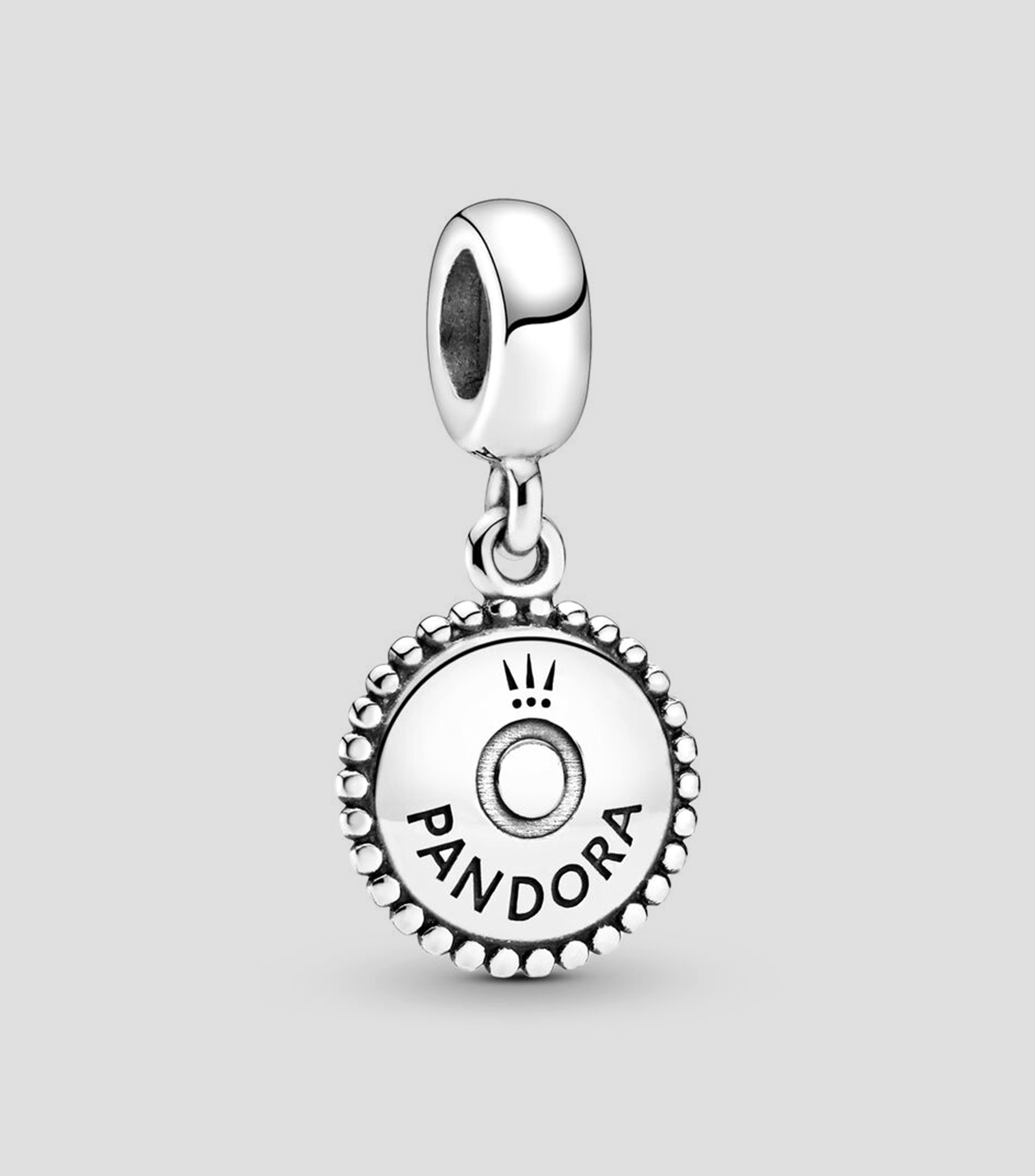 Charm redondo en plata Moments Mujer