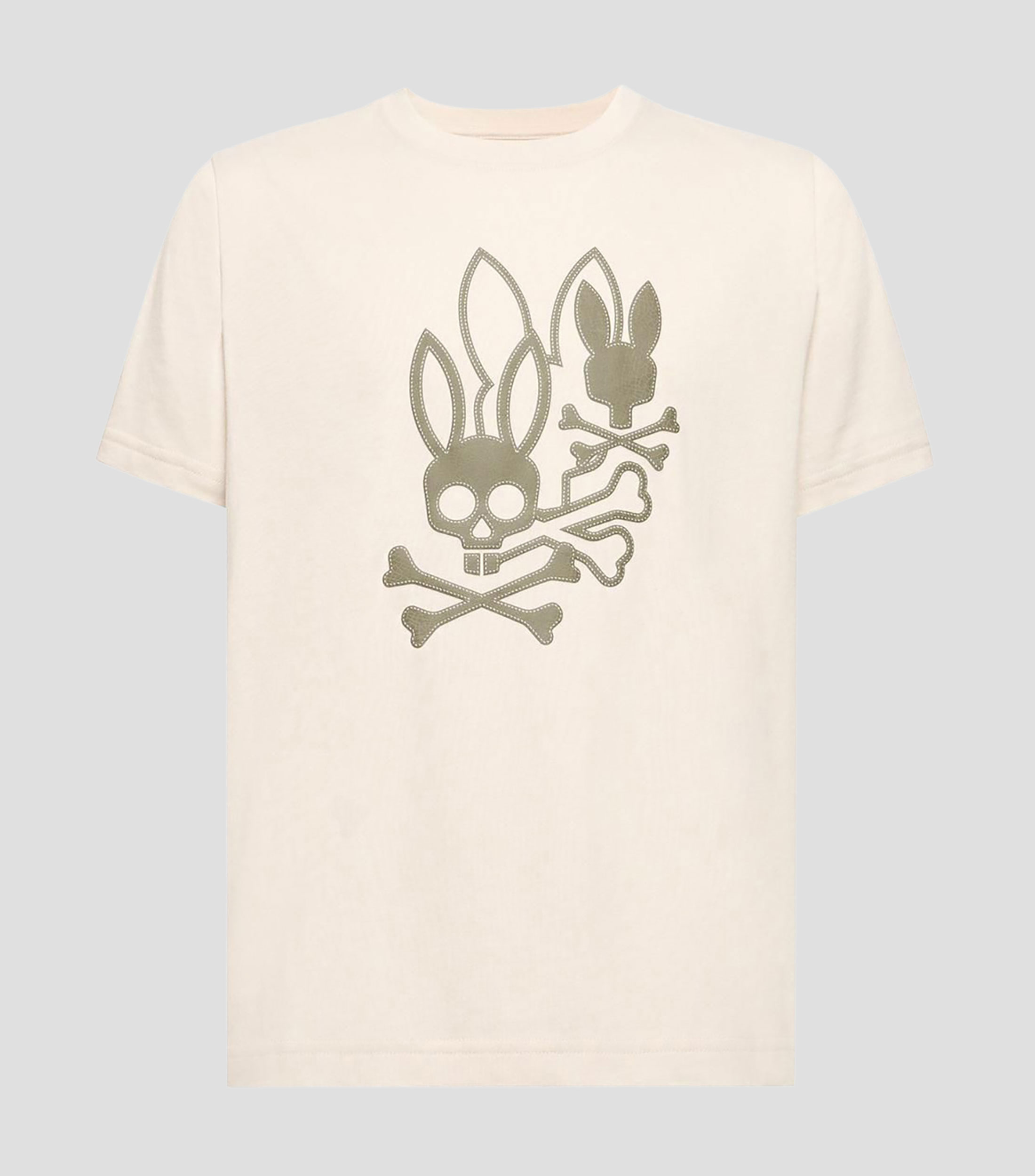 Playera de cuello redondo con manga corta estampada Niño