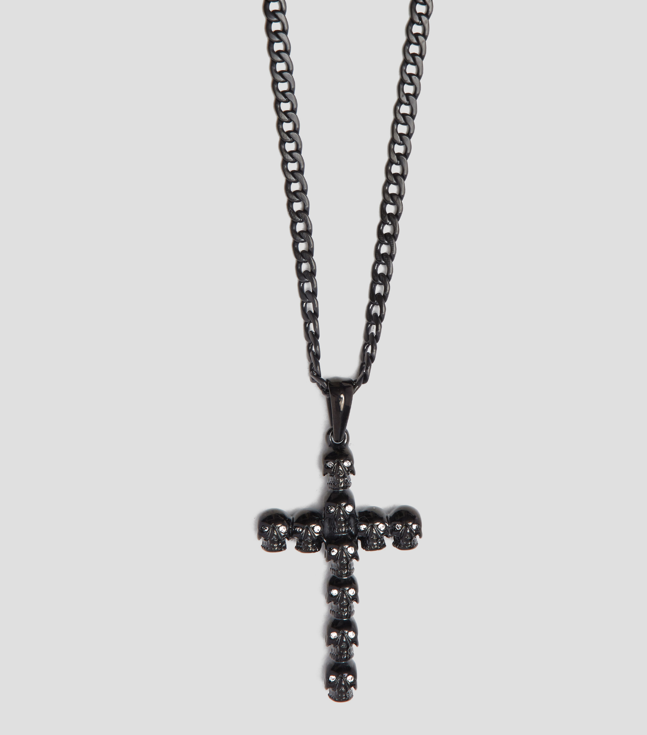Collar Skull Negro Hombre