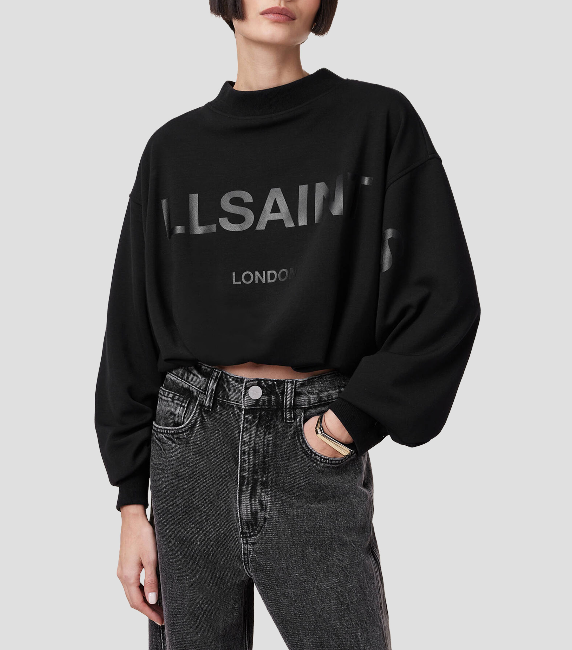 Sudadera Crop Top Mujer