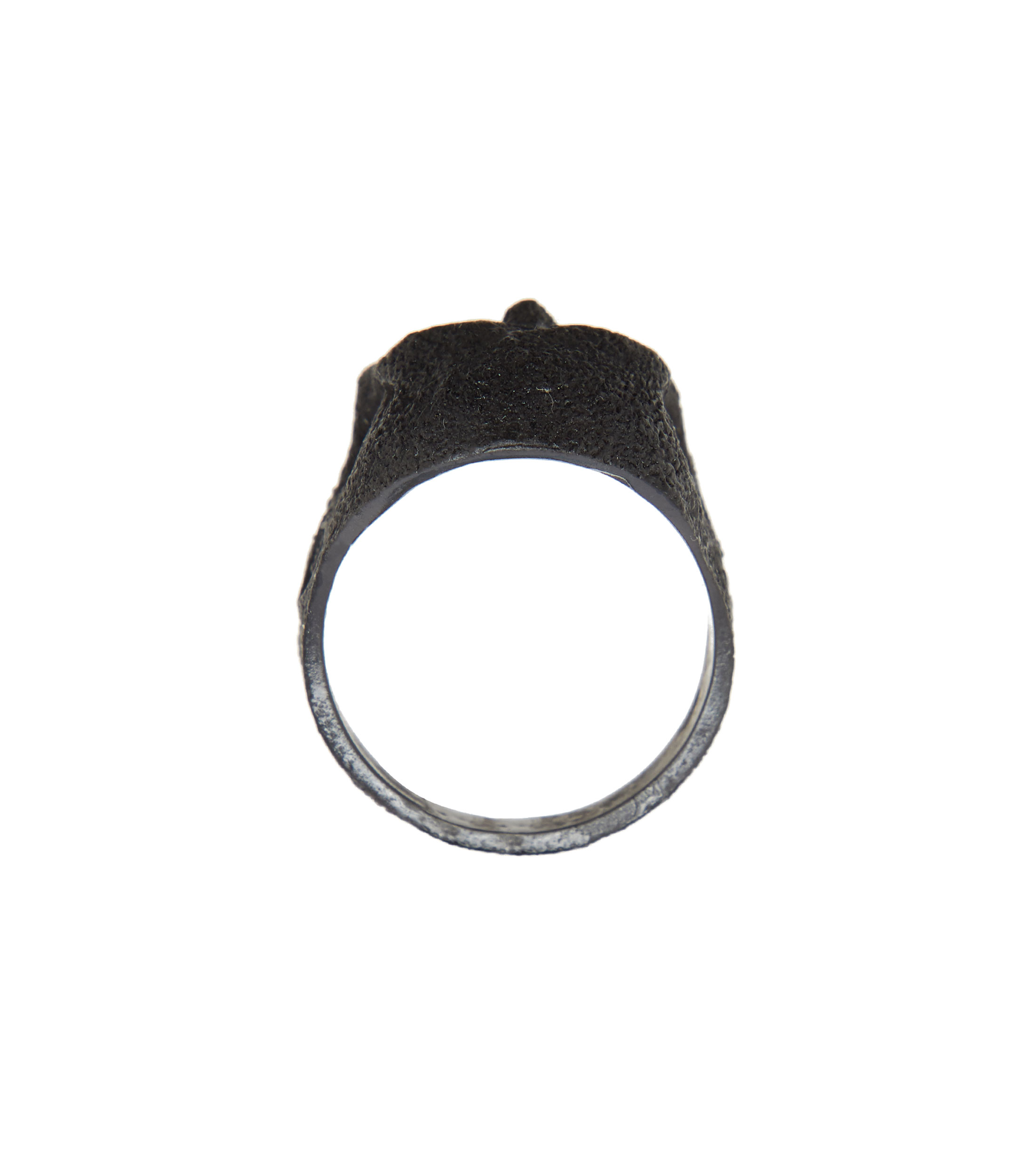 Anillo en plata .925 ennegrecida Hombre