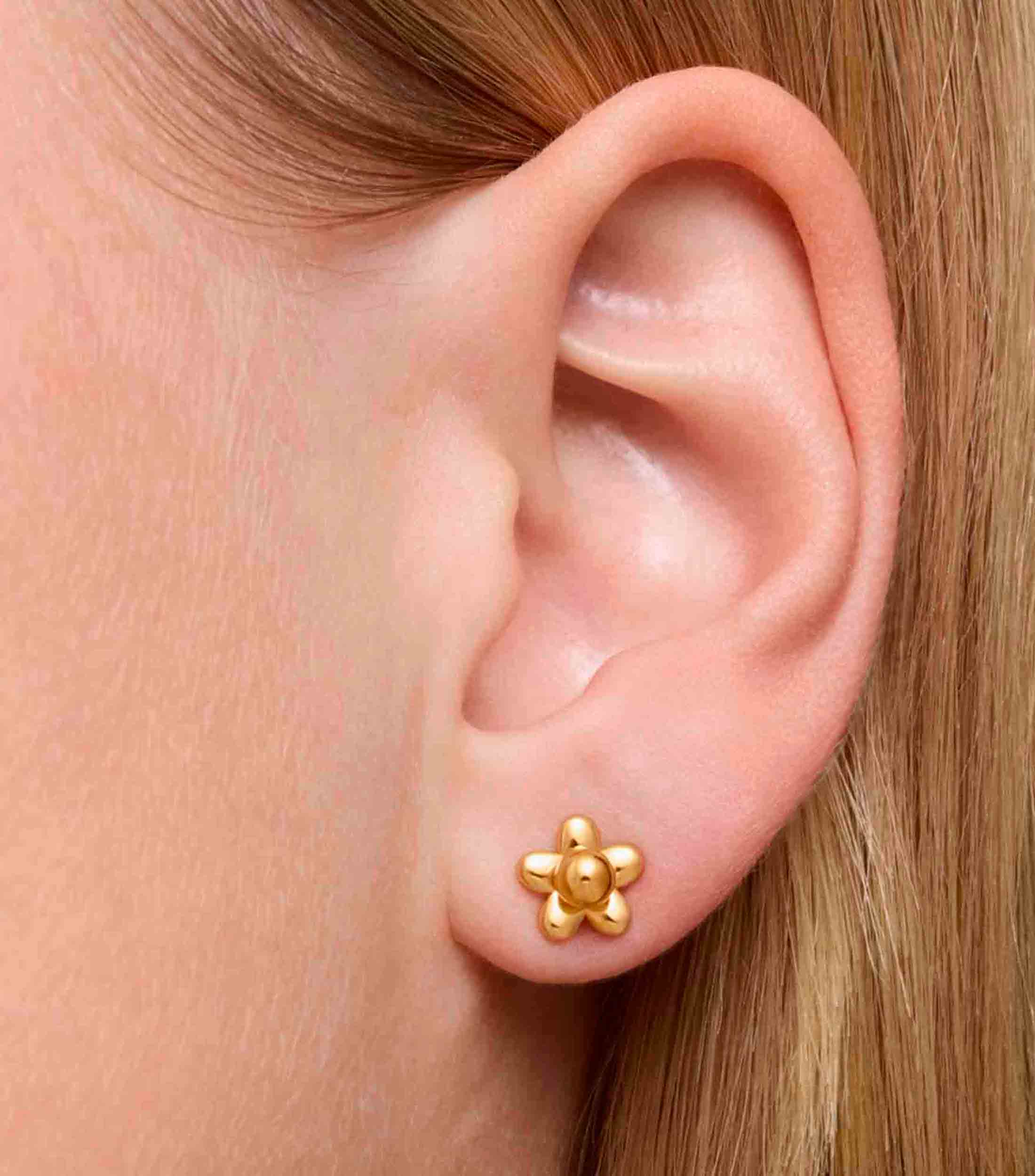 Set 2 Pares de aretes en Plata Virtual Garden Mujer