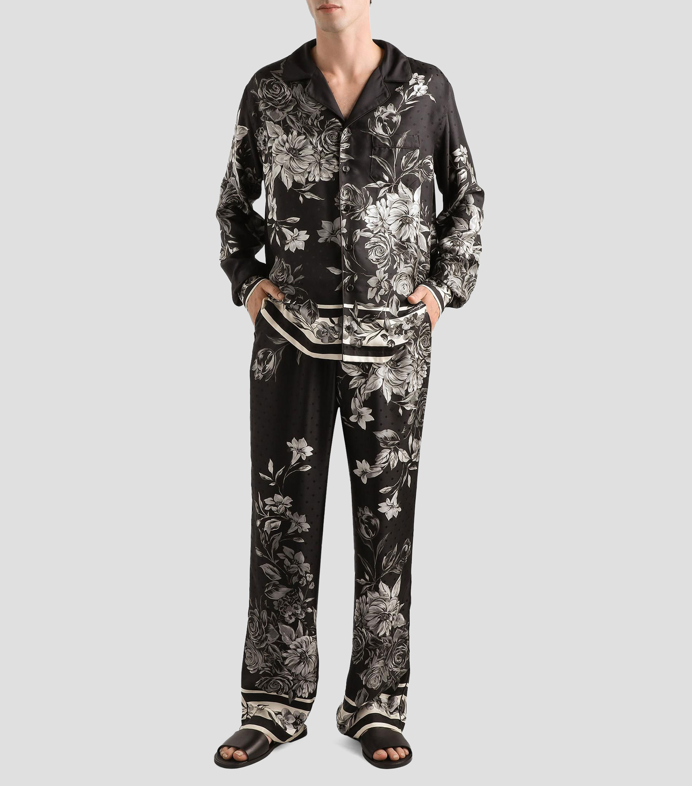 Camisa Sartoria Vanity estampada manga larga Hombre