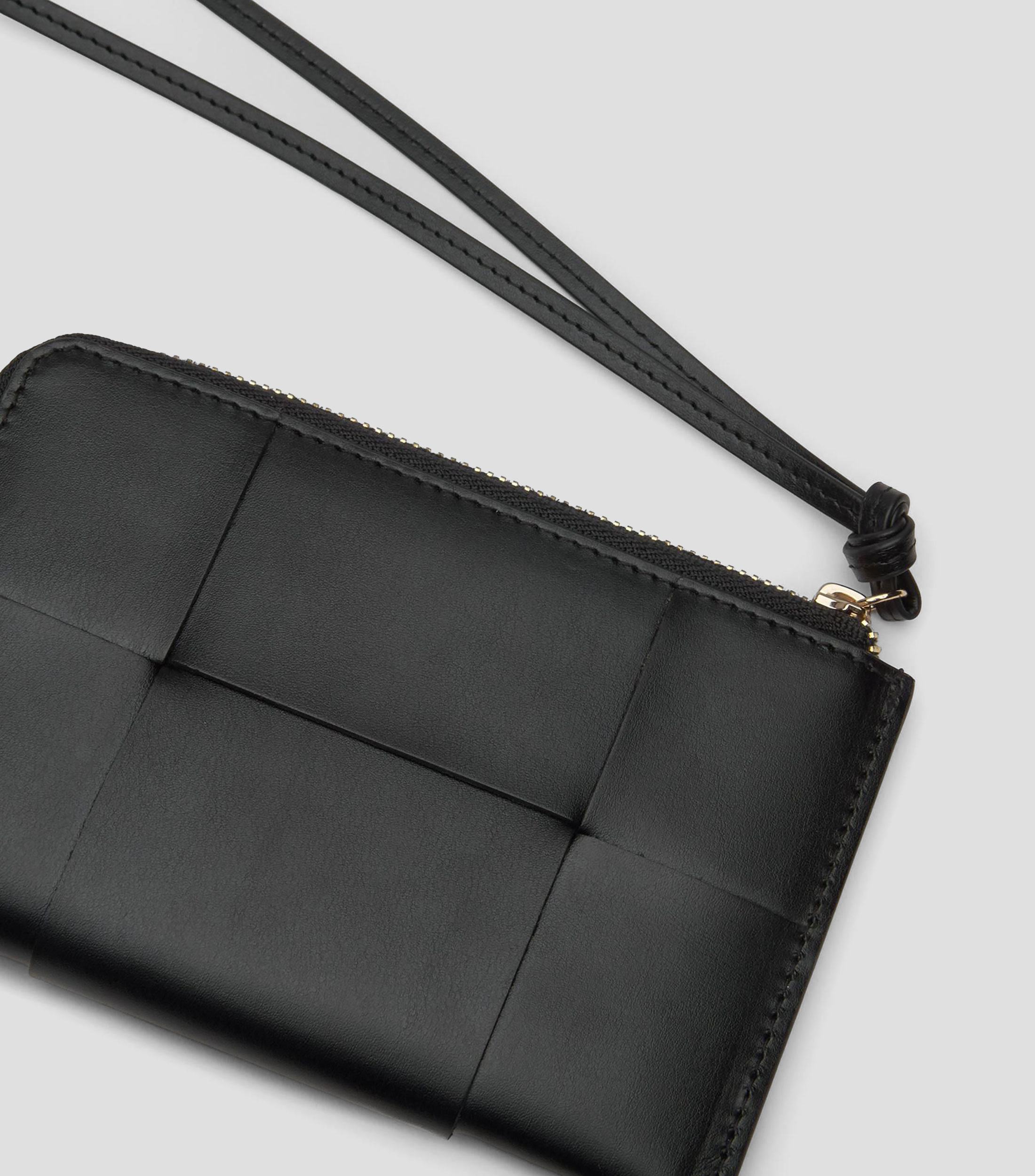 Cartera en piel liso Mujer