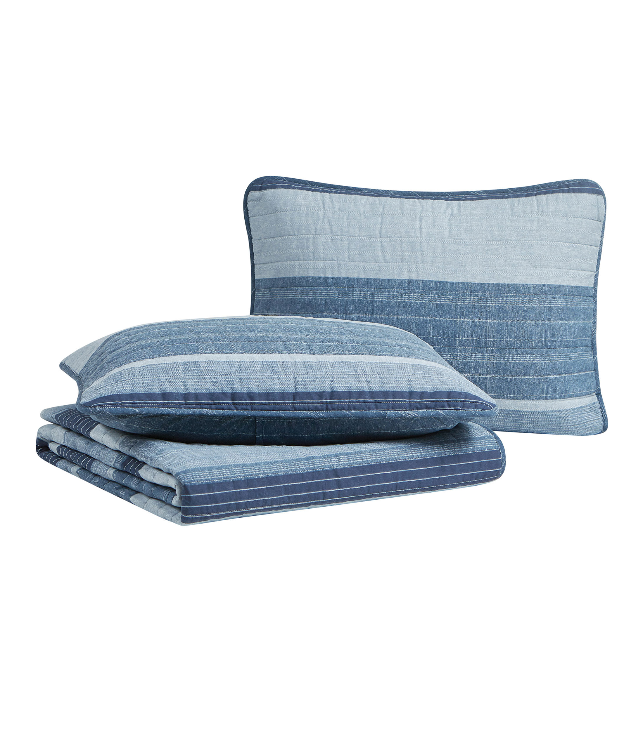 Colcha King Size en Algodón Ridgeport Azul