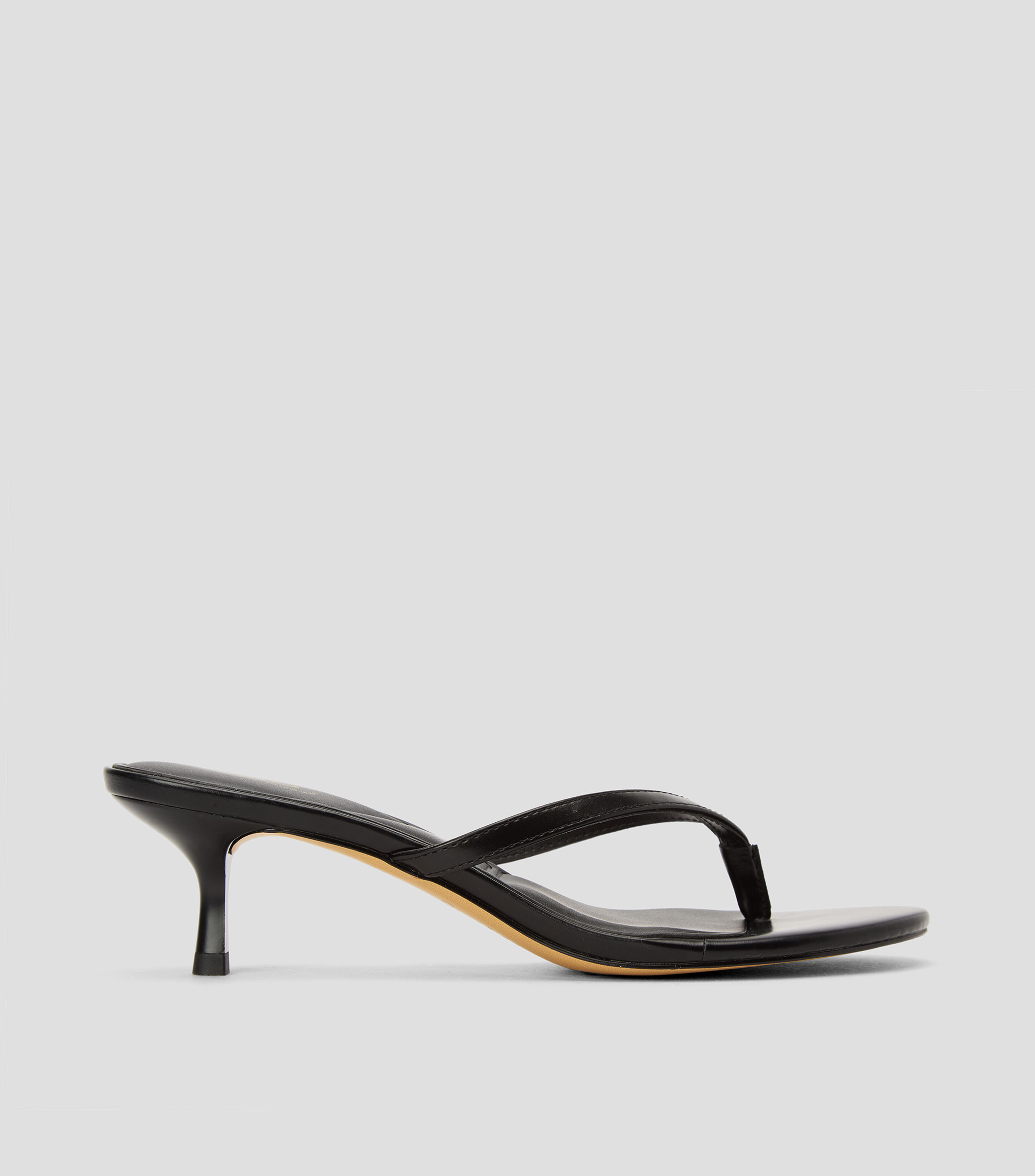 Sandalias con tacón medio y delgado Mujer