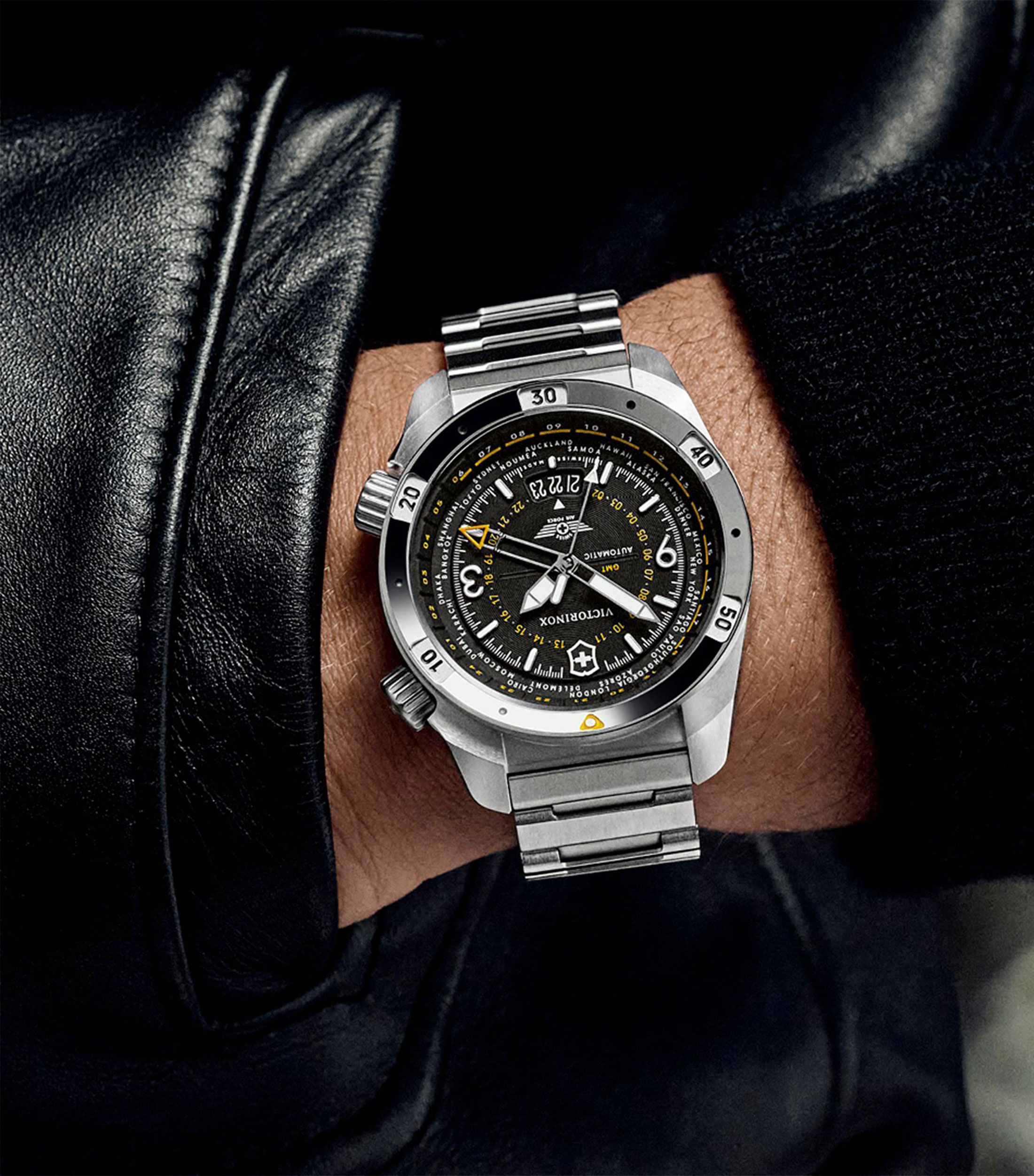 Reloj para Hombre Air Pro Deportivo Plateado