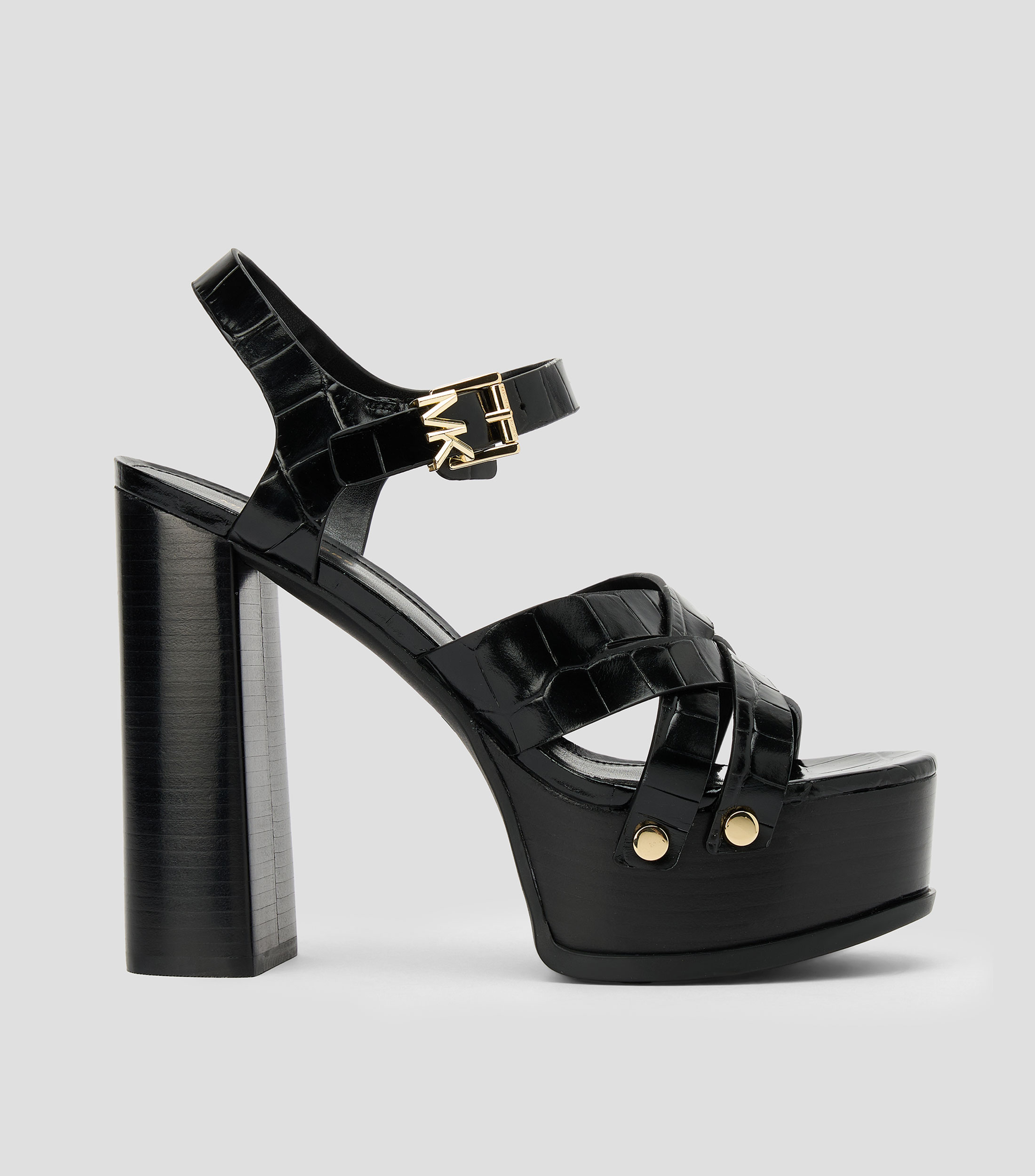 Sandalias con Tacón ancho de 13.5 cm Mujer