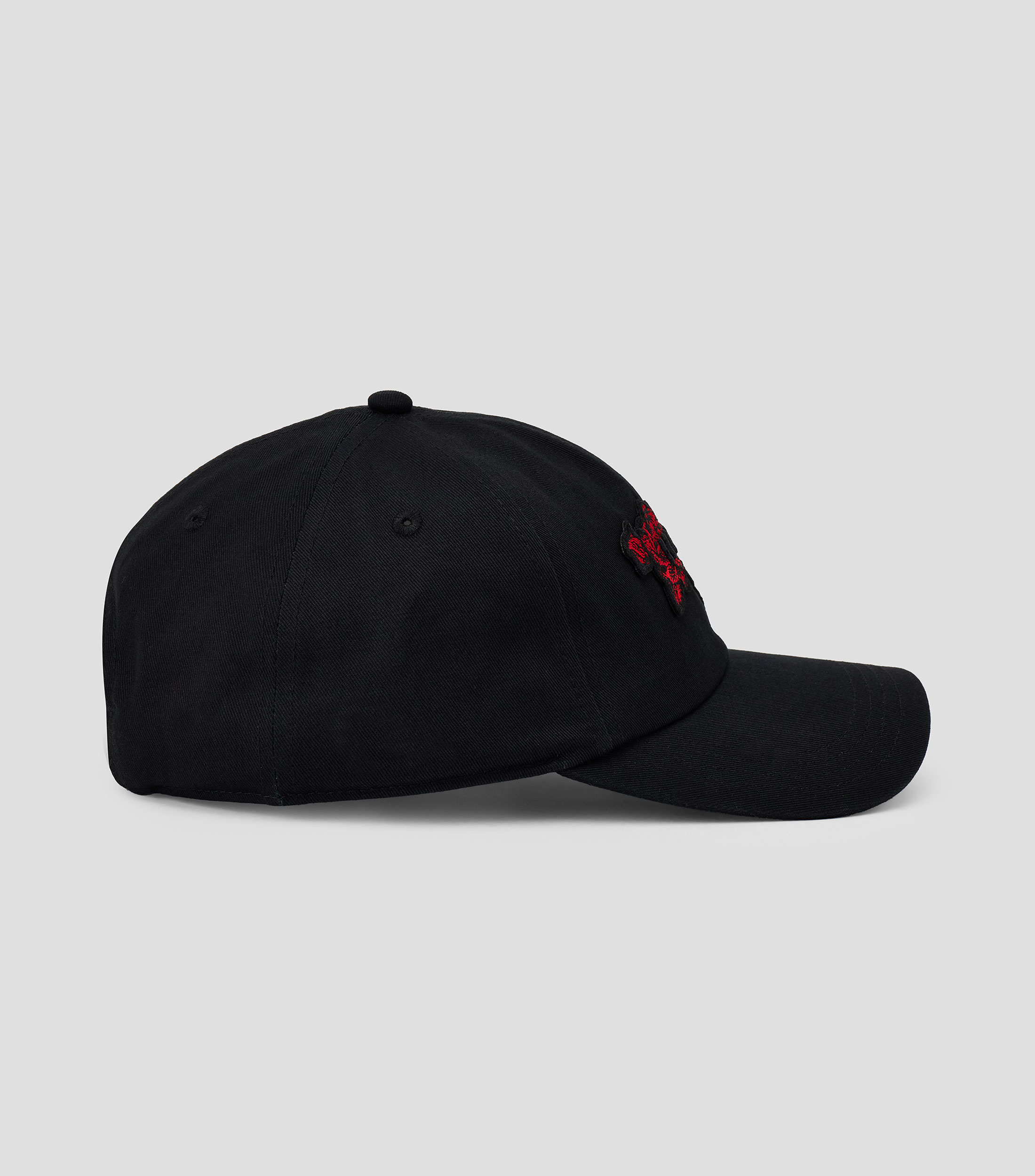 Gorra con logo negro Hombre