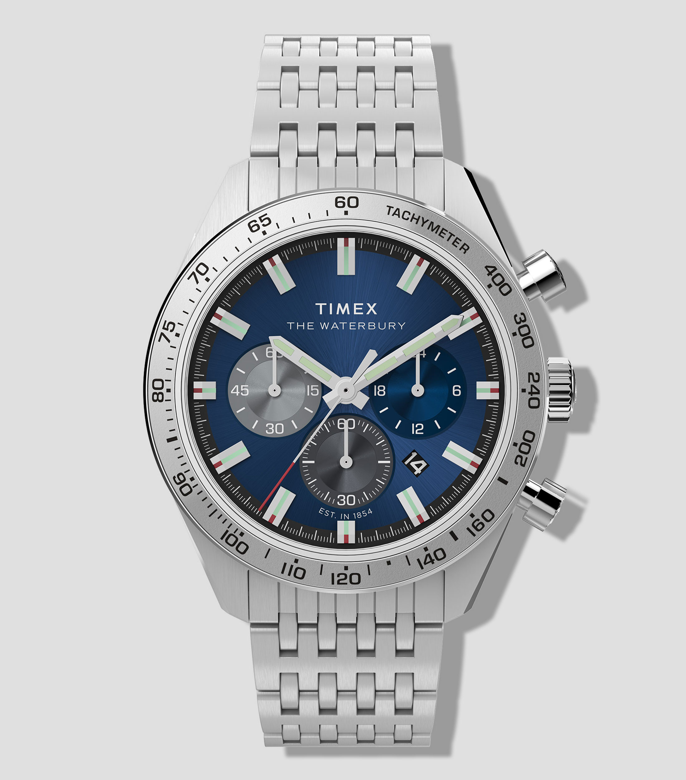 Reloj para Hombre The Waterbury Crono Casual, Plateado