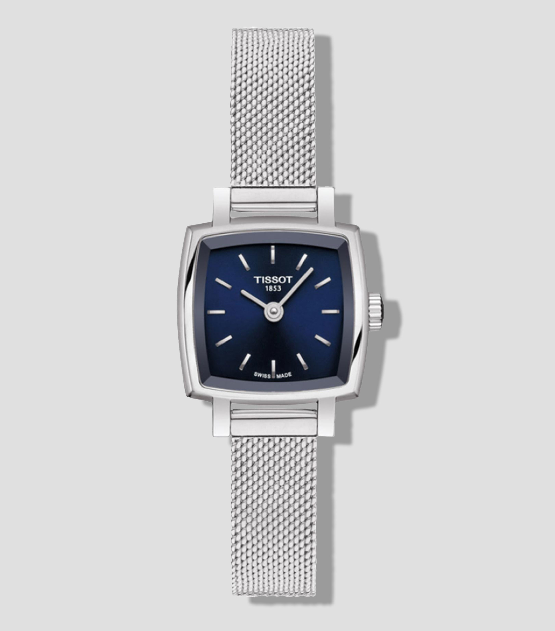 Reloj para Mujer Lovely Square Casual Azul, Plateado