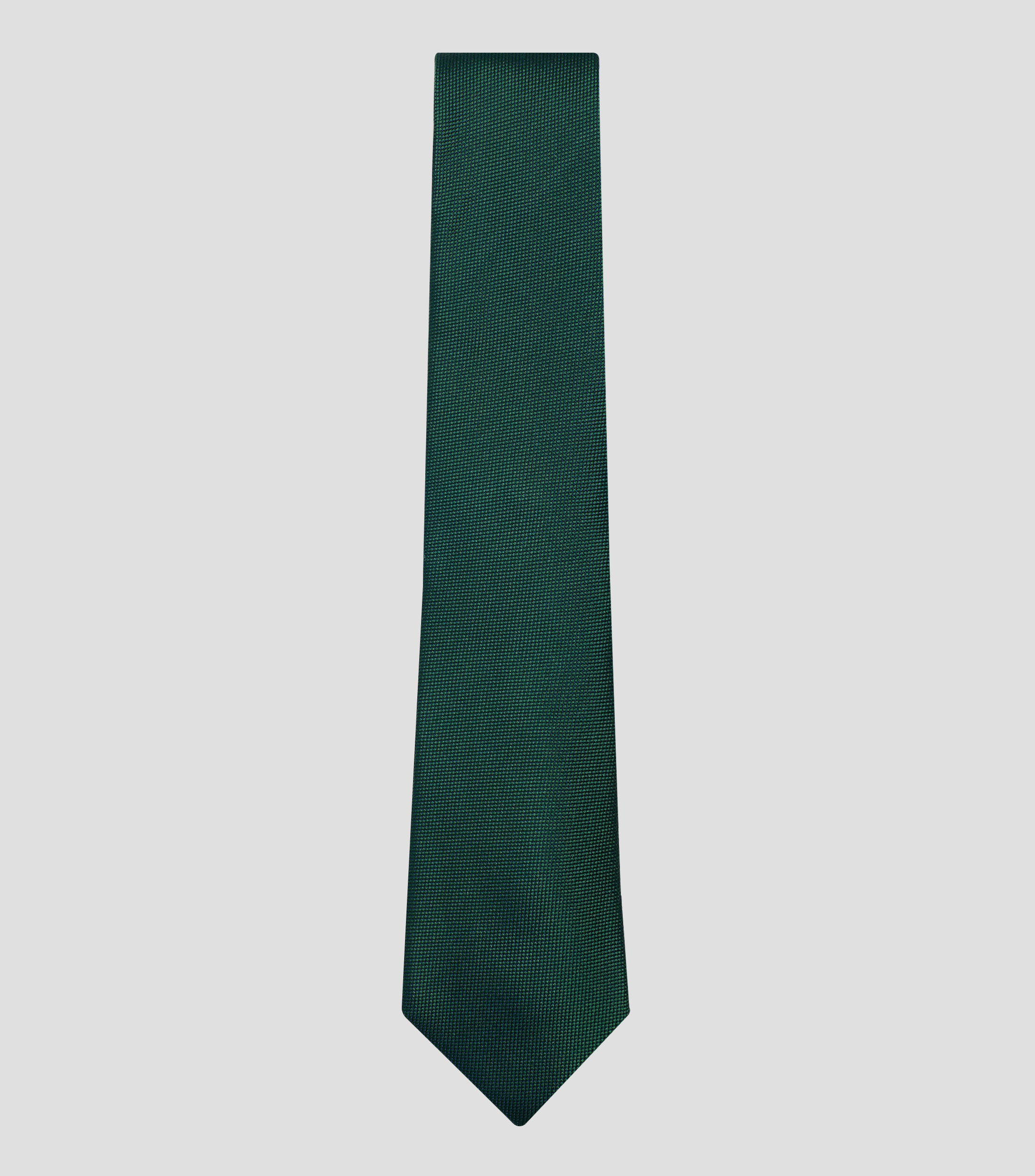 Corbata ancha de seda con microdiseño