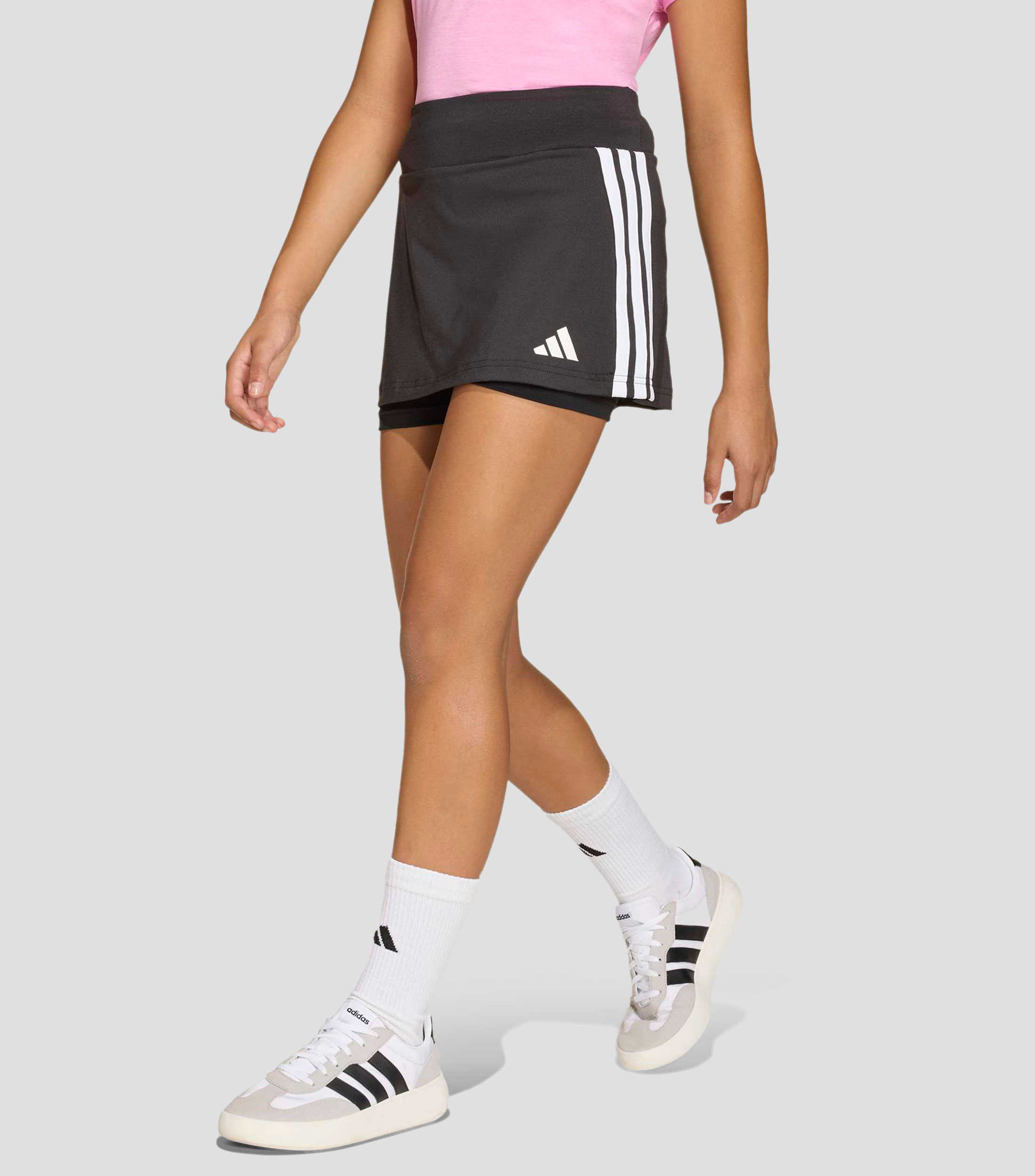 Skort deportivo con diseño liso Niña