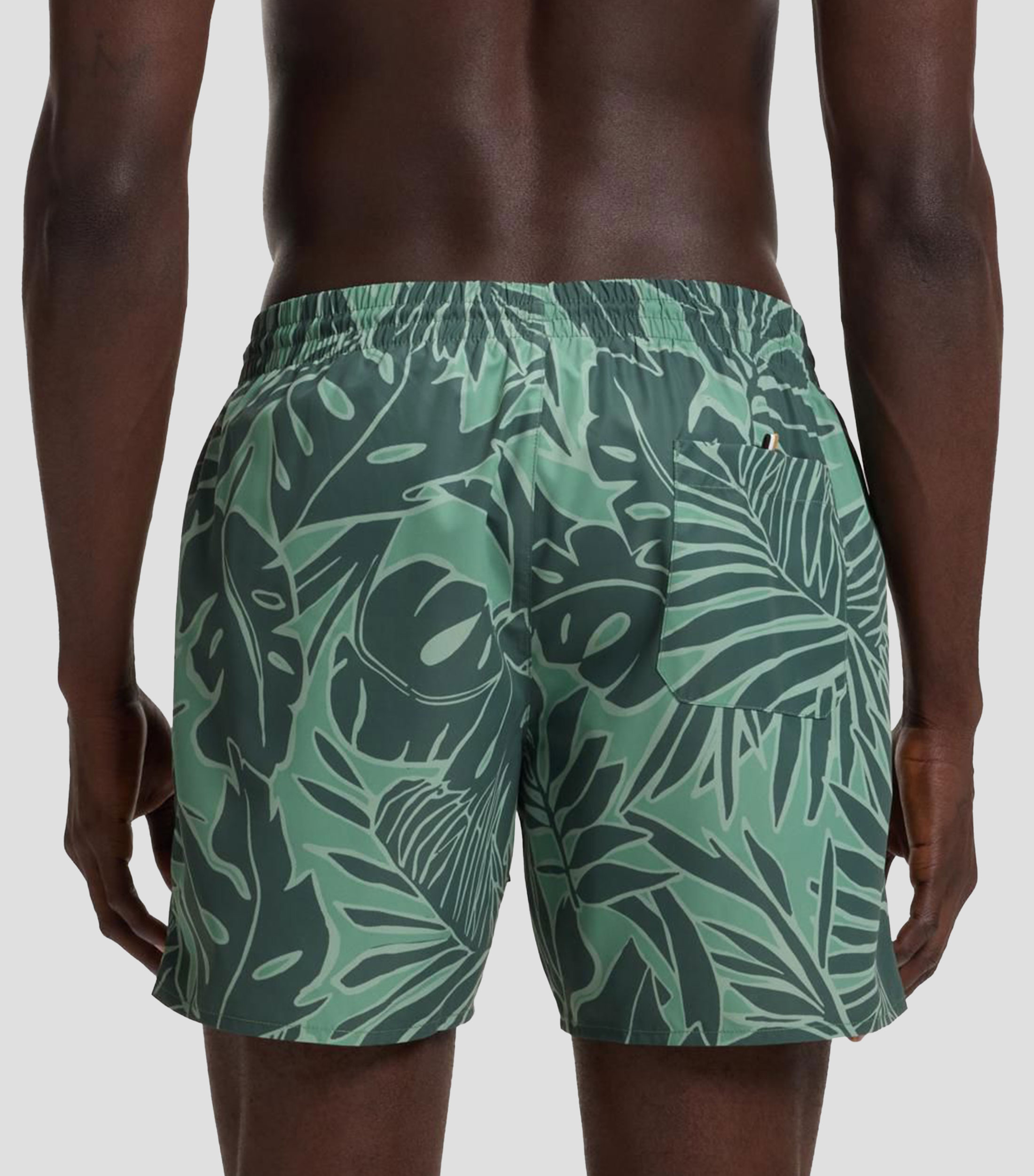 Traje de baño BOSS con estampado integral e insignia de logo Hombre