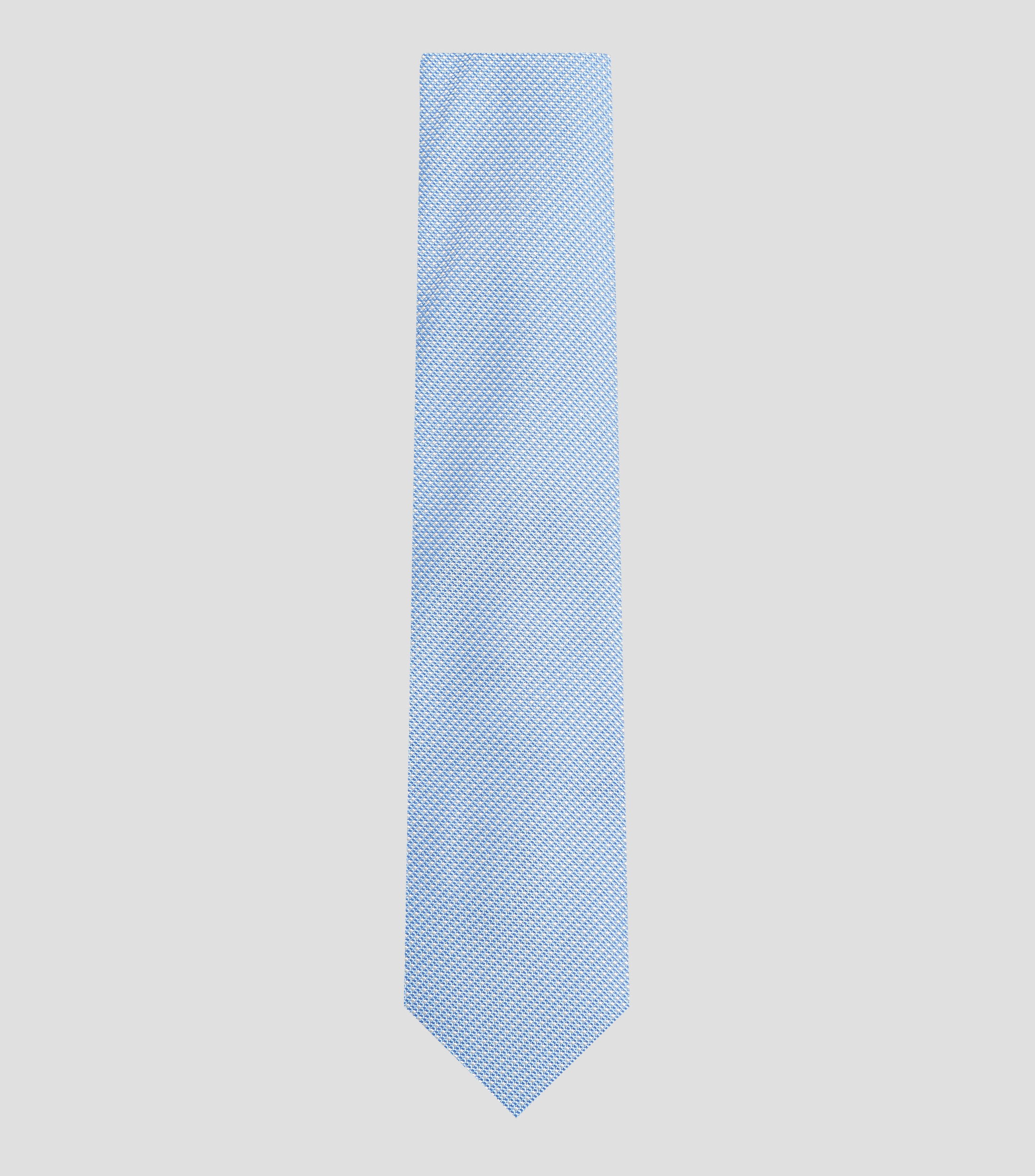Corbata ancha en seda microdiseño