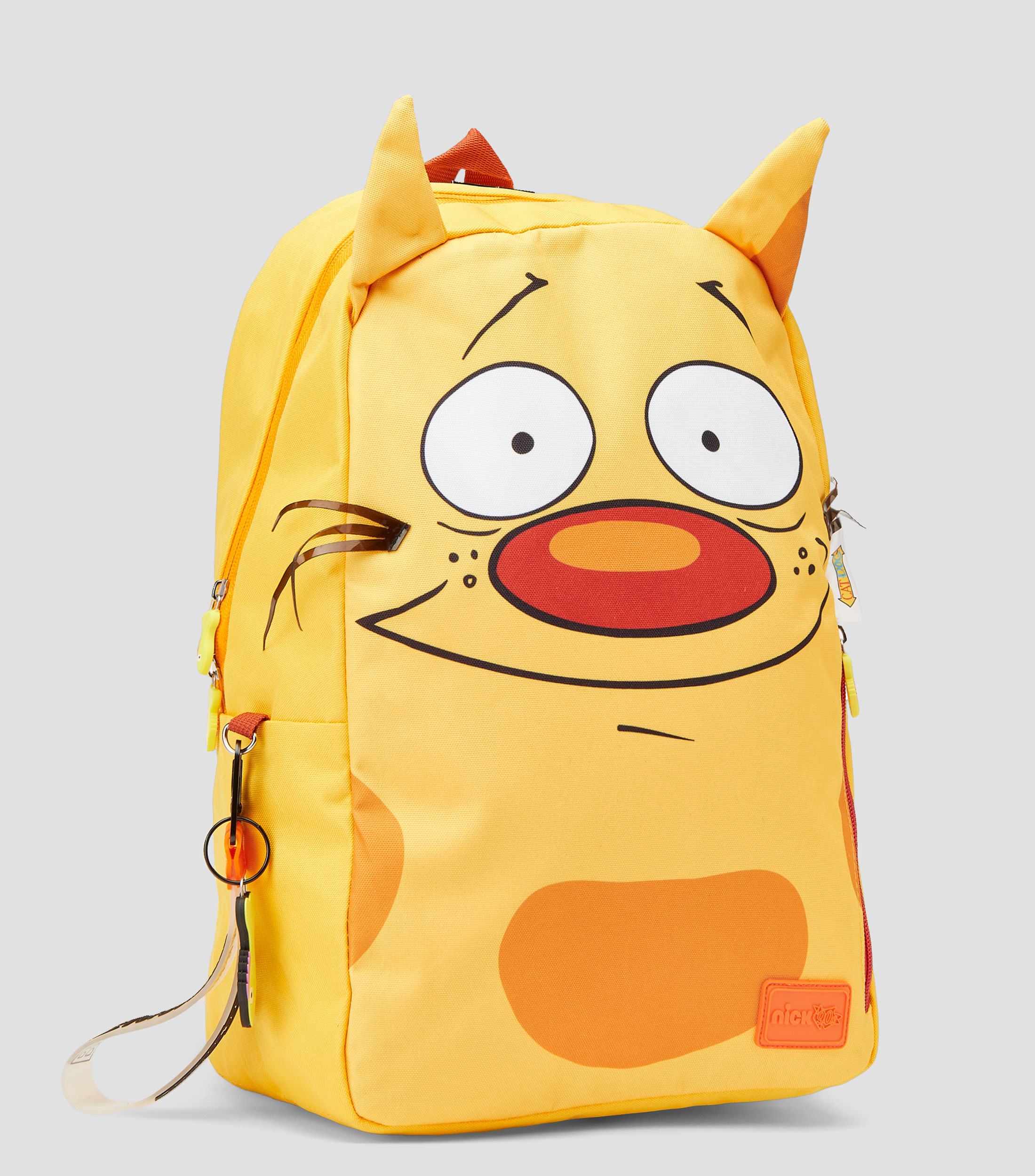 Mochila escolar reversible CatDog amarilla Nino
