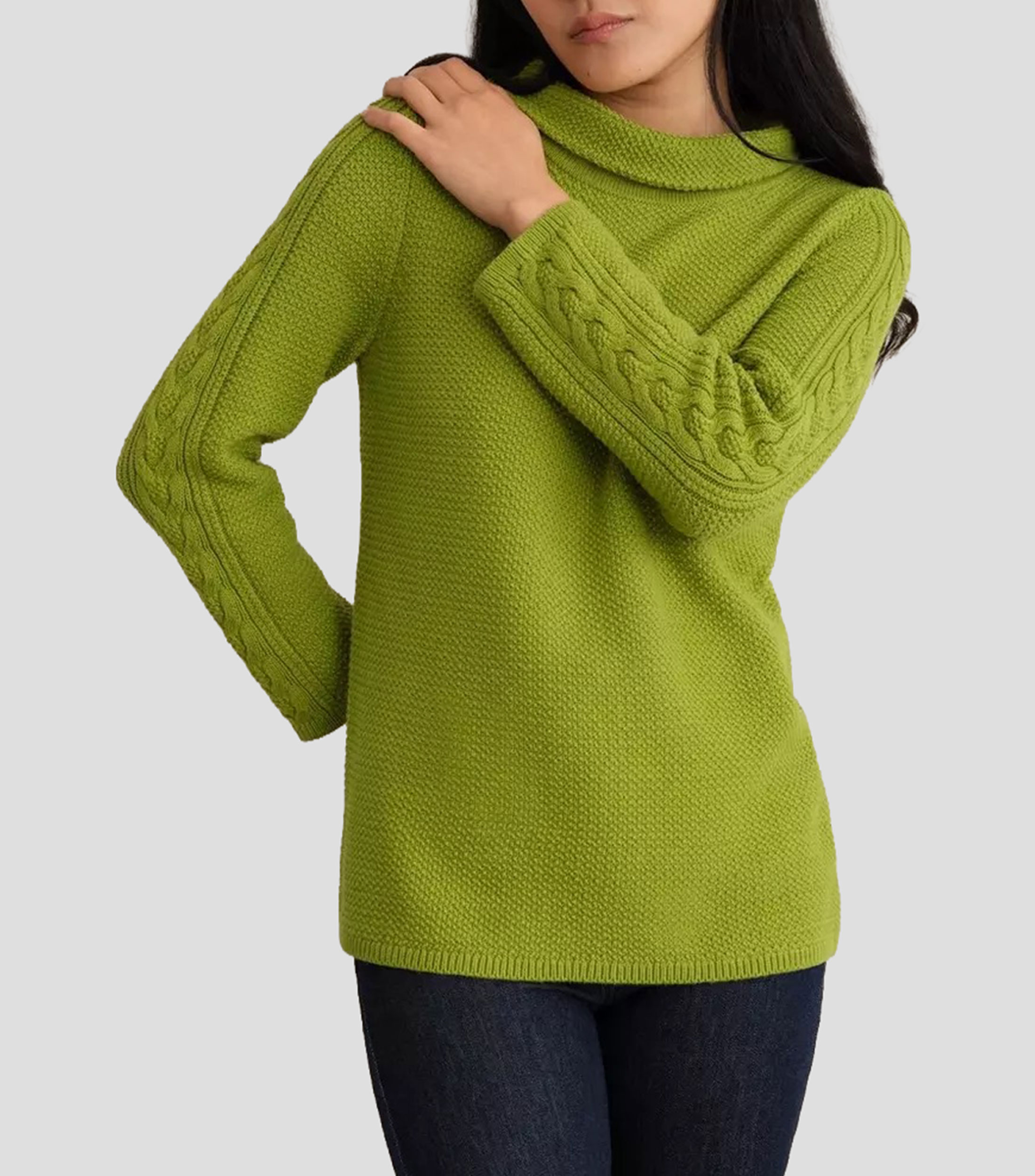 Suéter cuello tortuga Mujer