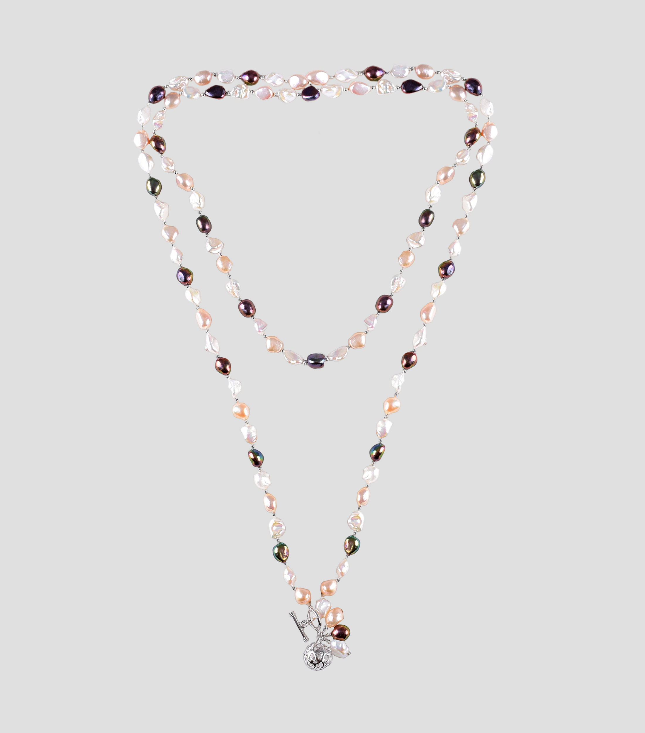 Collar Mundo Plata Mujer