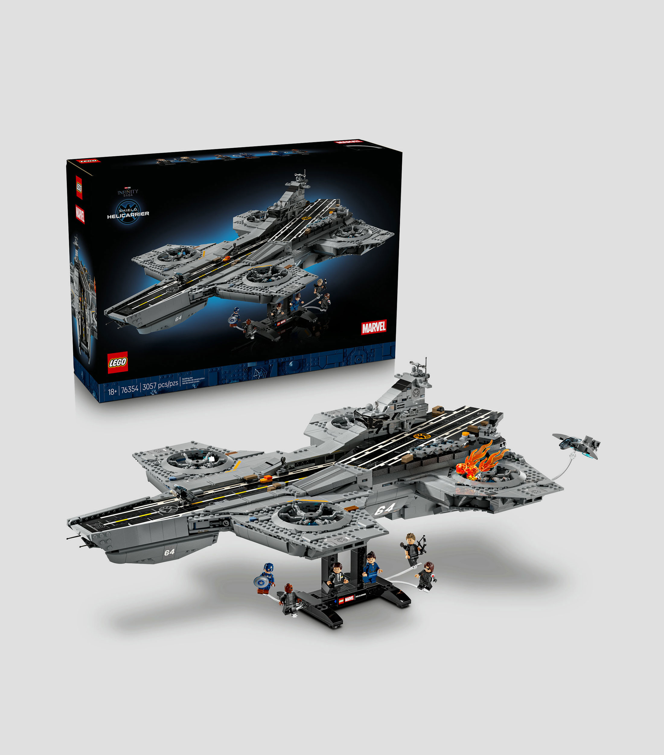 LEGO Super Heroes Marvel Helitransporte de S.H.I.E.L.D. 76354