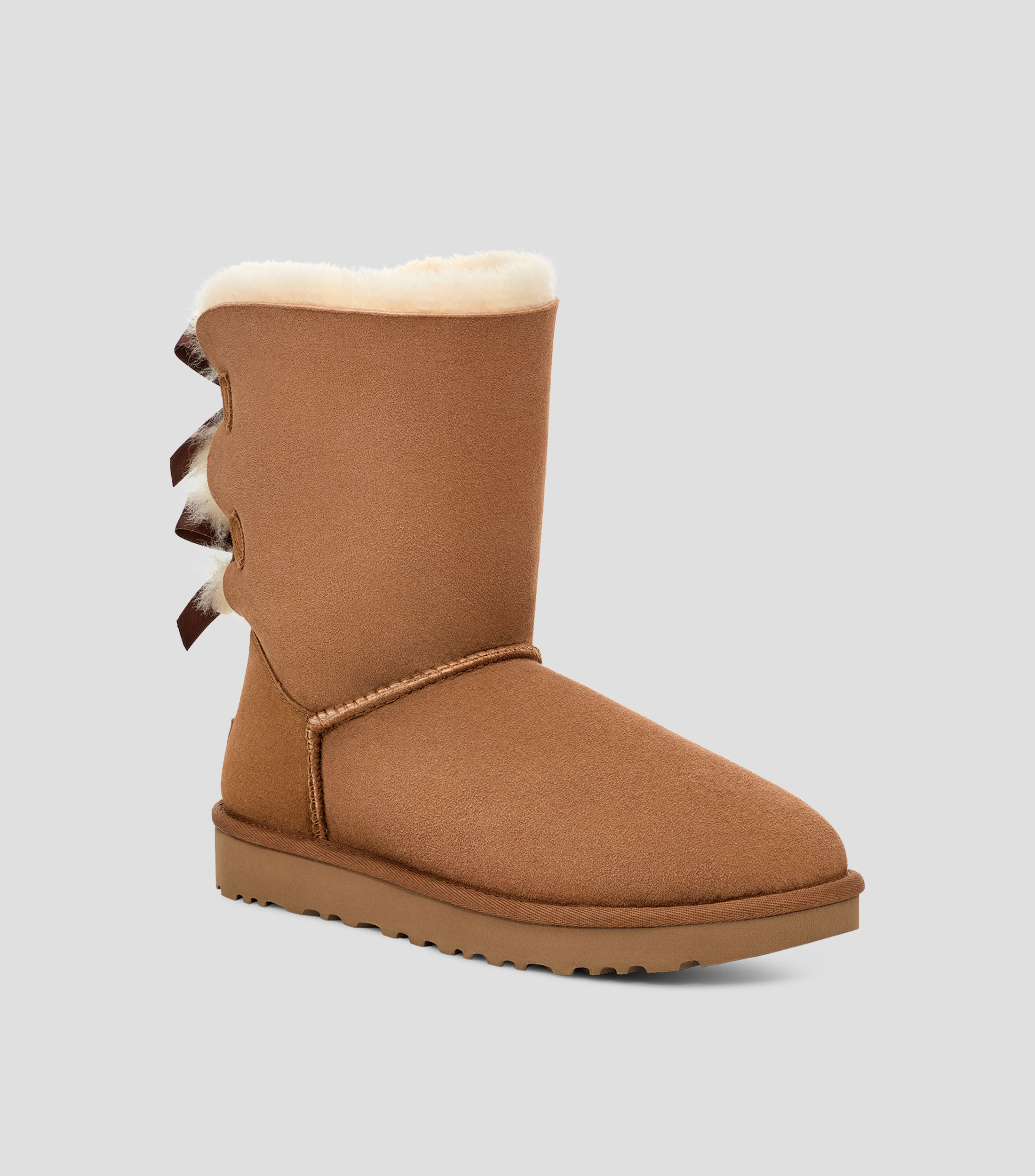Botas medias Bailey Bow II en gamuza Mujer