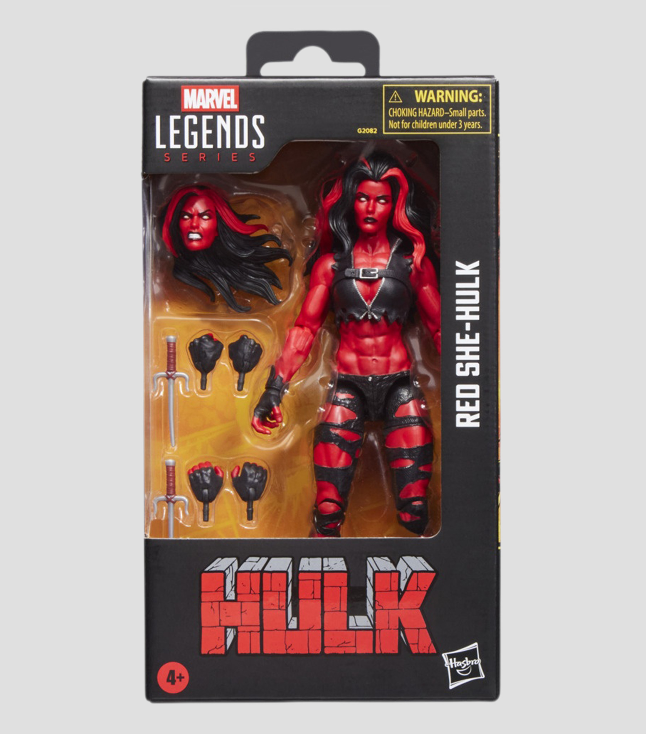 Figura de Acción Legends Series She Hulk Roja