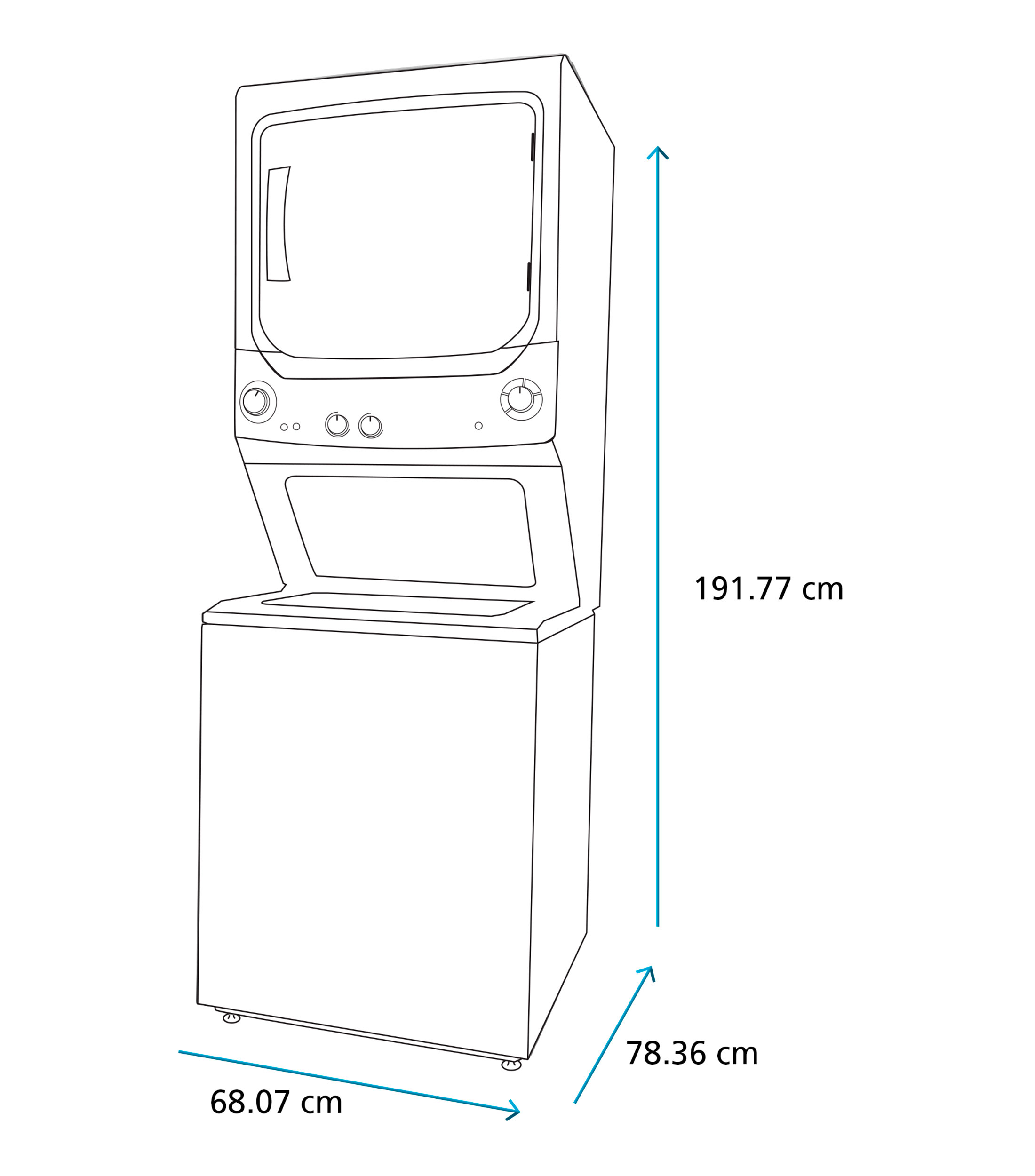 Centro de lavado a Gas de carga superior 24 Kg Gris