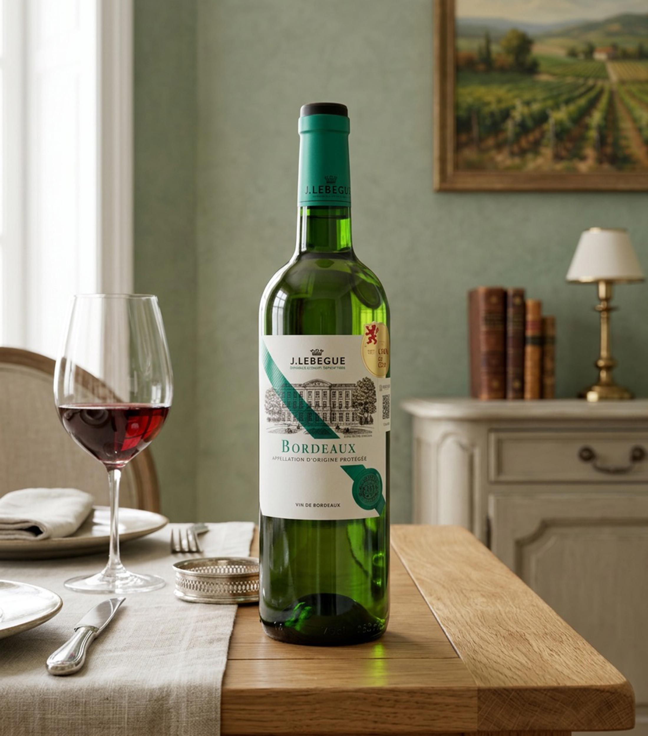Vino Blanco Sauvignon Blanc J. Lebegue bordeaux 2024, 750 ml