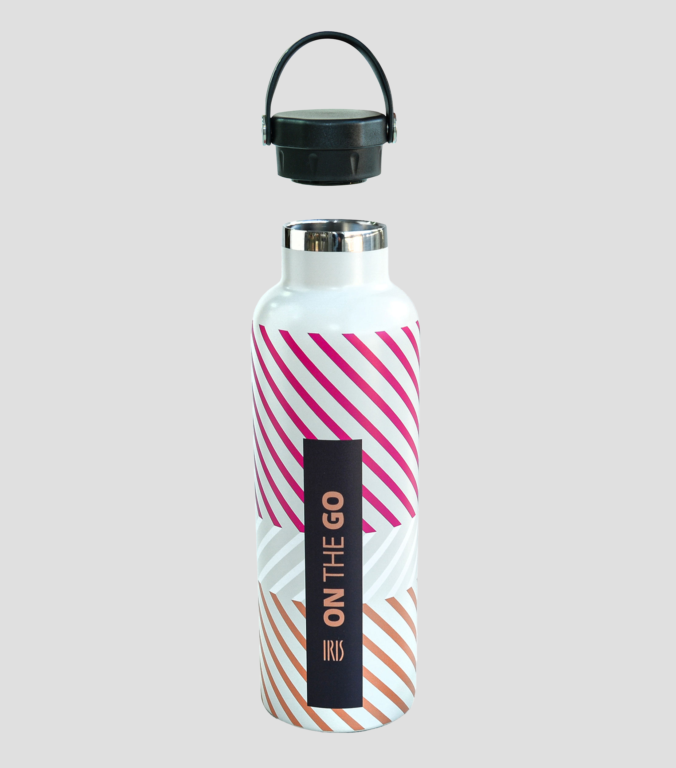 Botella Termo On The Go con franjas