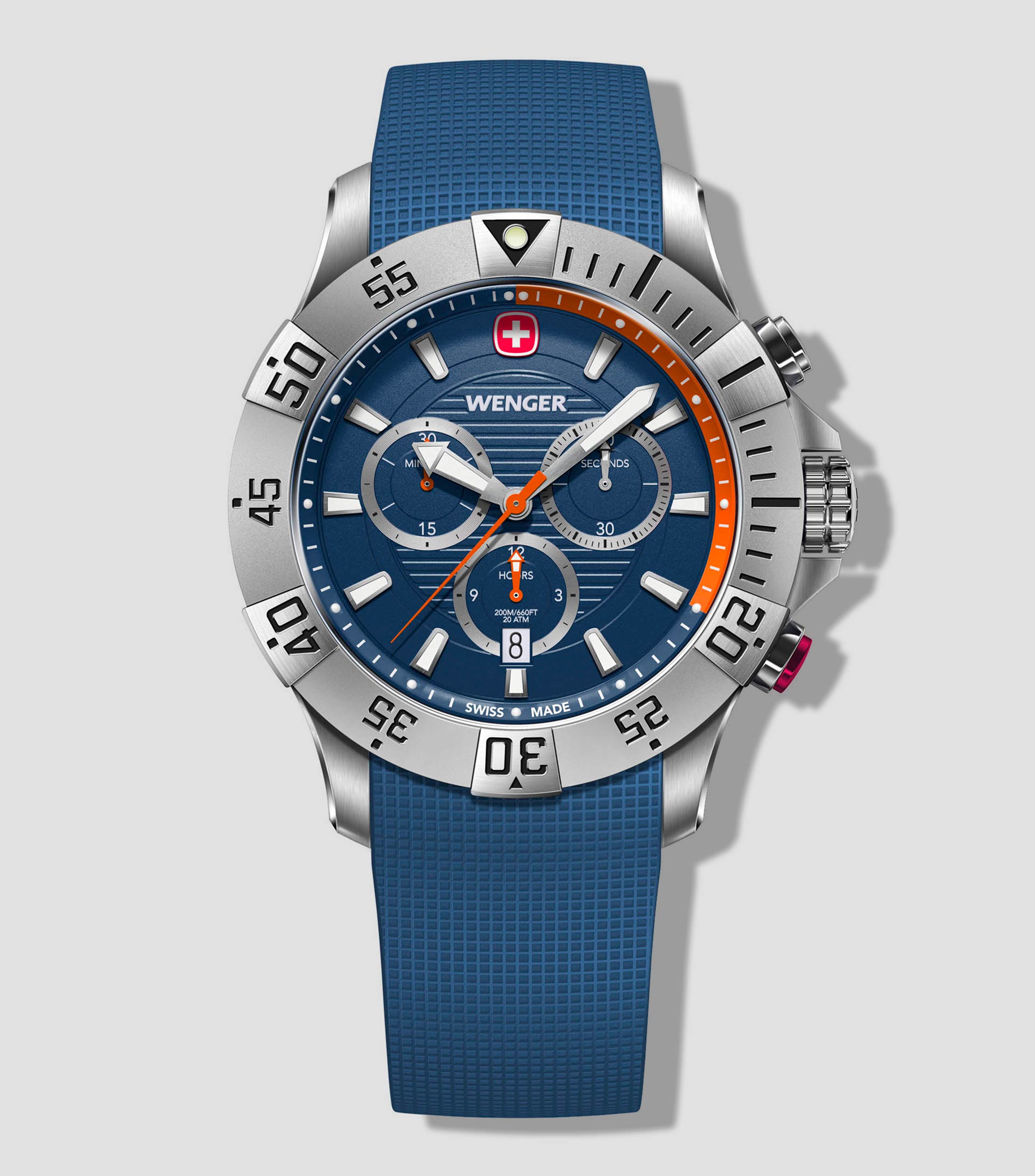 Reloj para hombre Seaforce Chrono Deportivo, Plateado