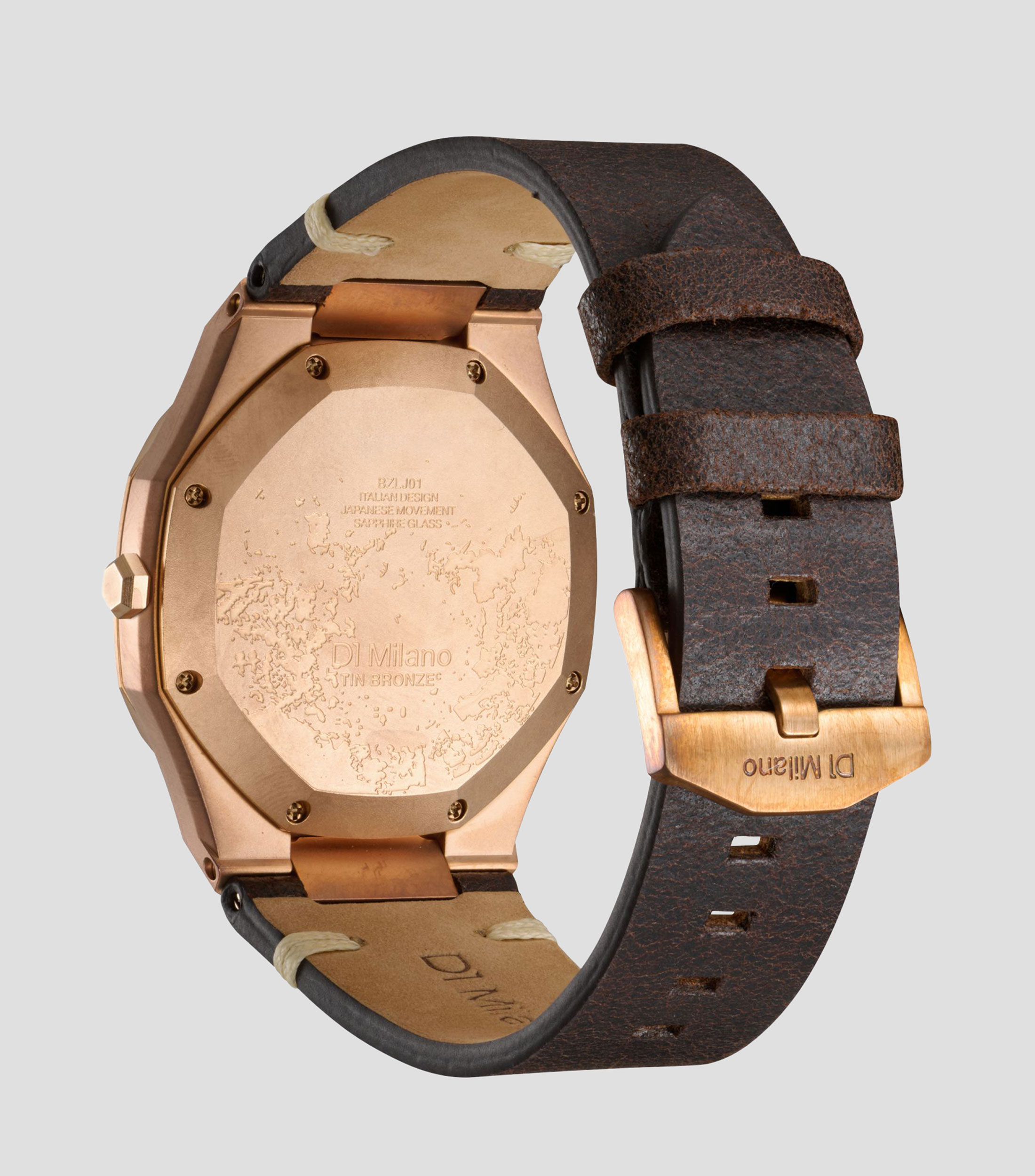 Reloj para hombre Bronze Automatic Casual Café