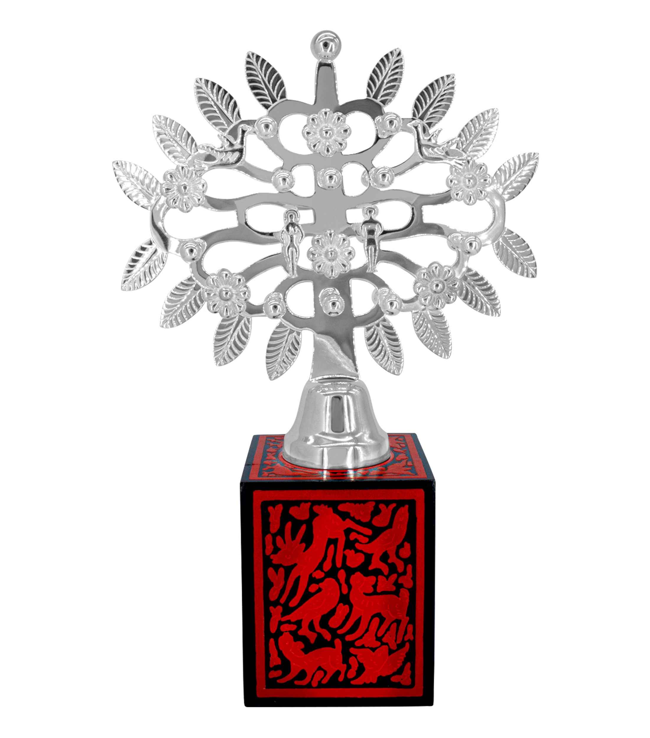 Arbol De Vida Chico Base Rojo