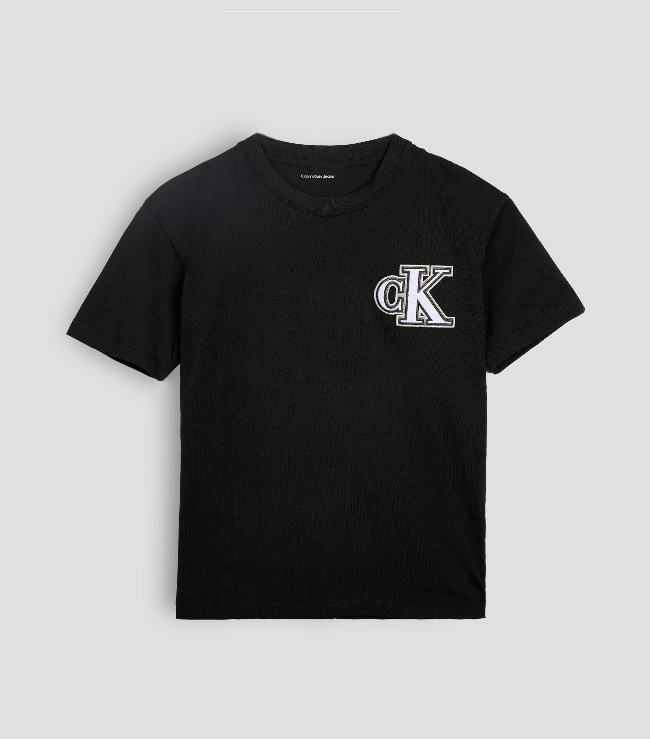 Playera cuello redondo manga corta lisa Niño