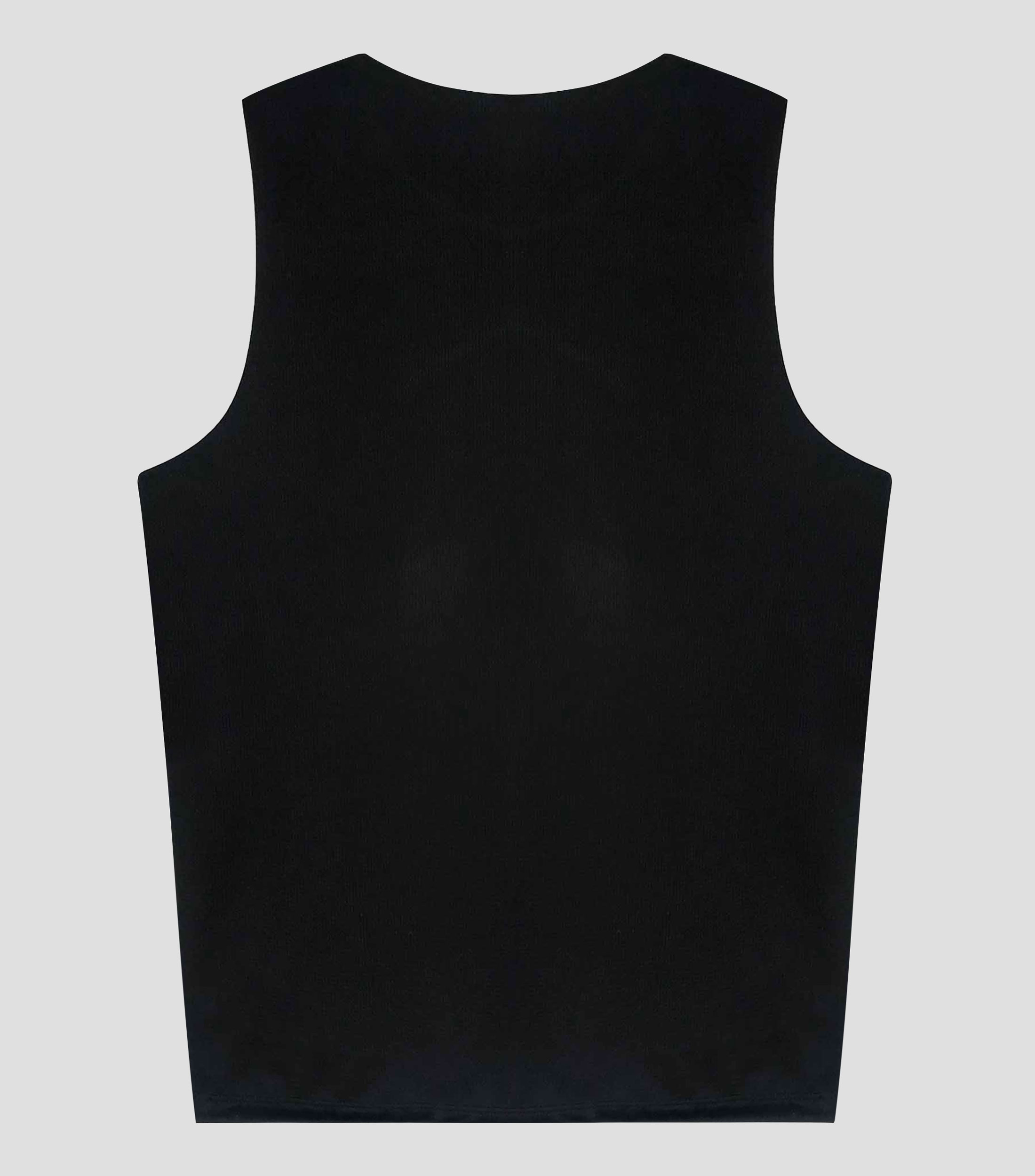 Playera cuello redondo sin mangas estampada Niño