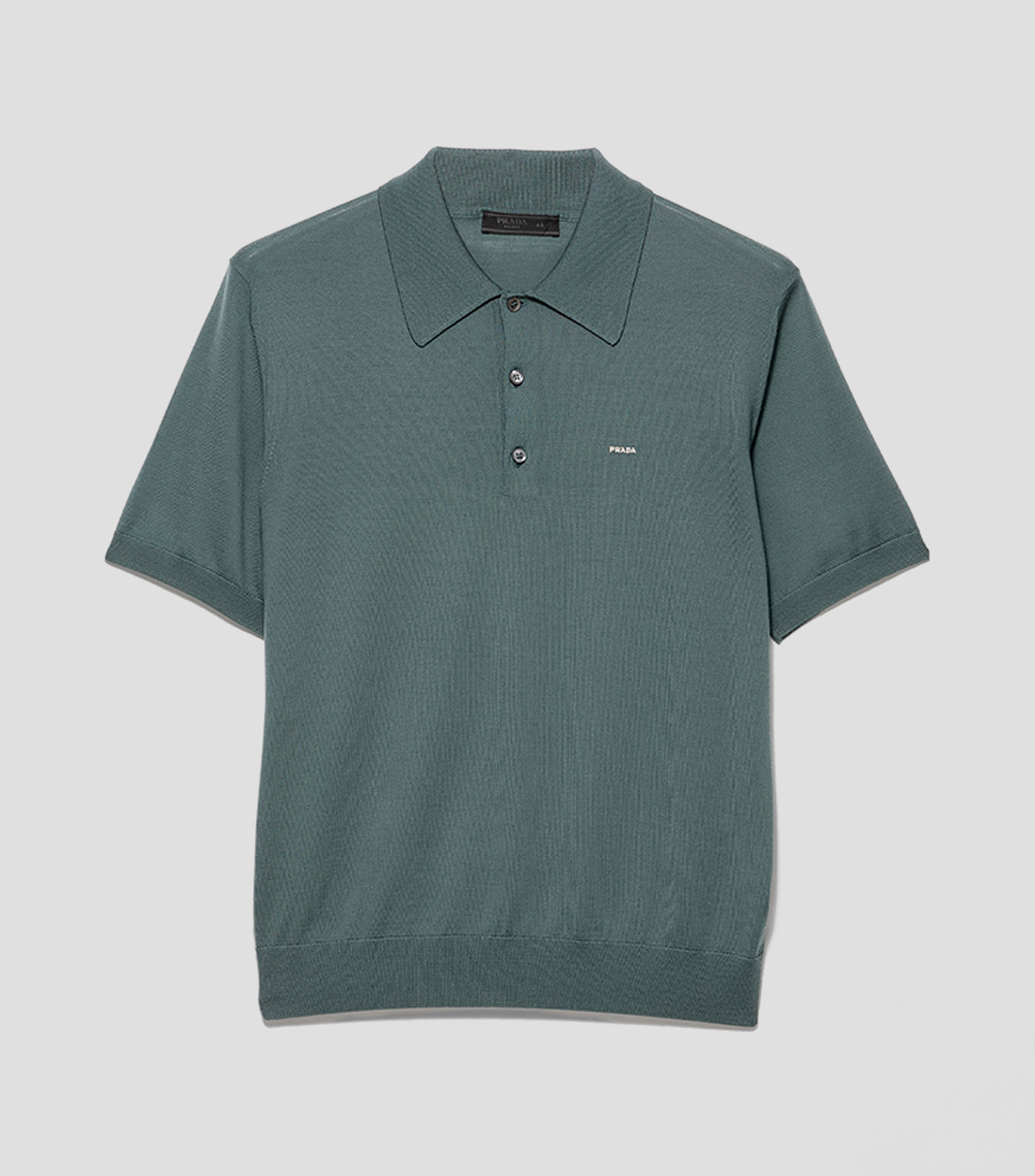 Playera Tipo Polo Manga Corta sólida Hombre