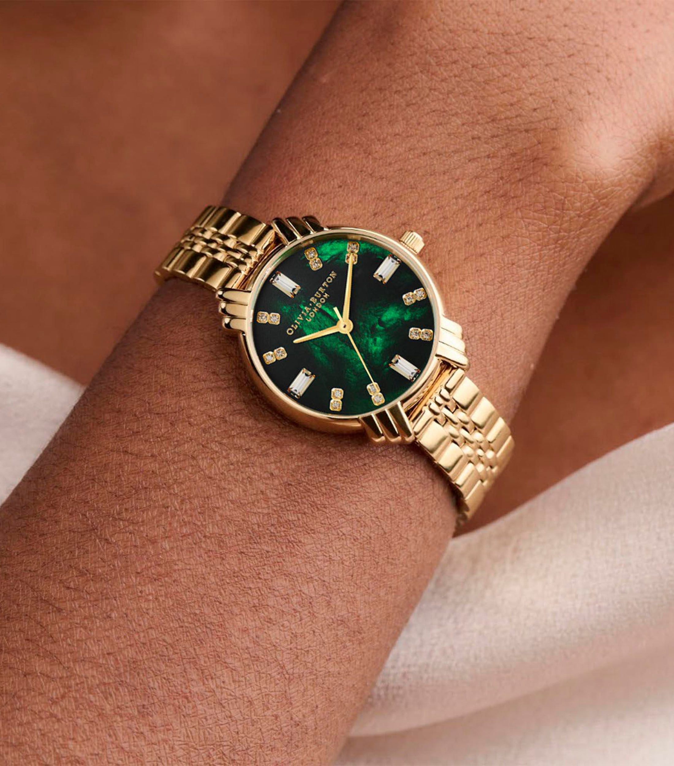 Reloj para Mujer Art Deco Casual Dorado
