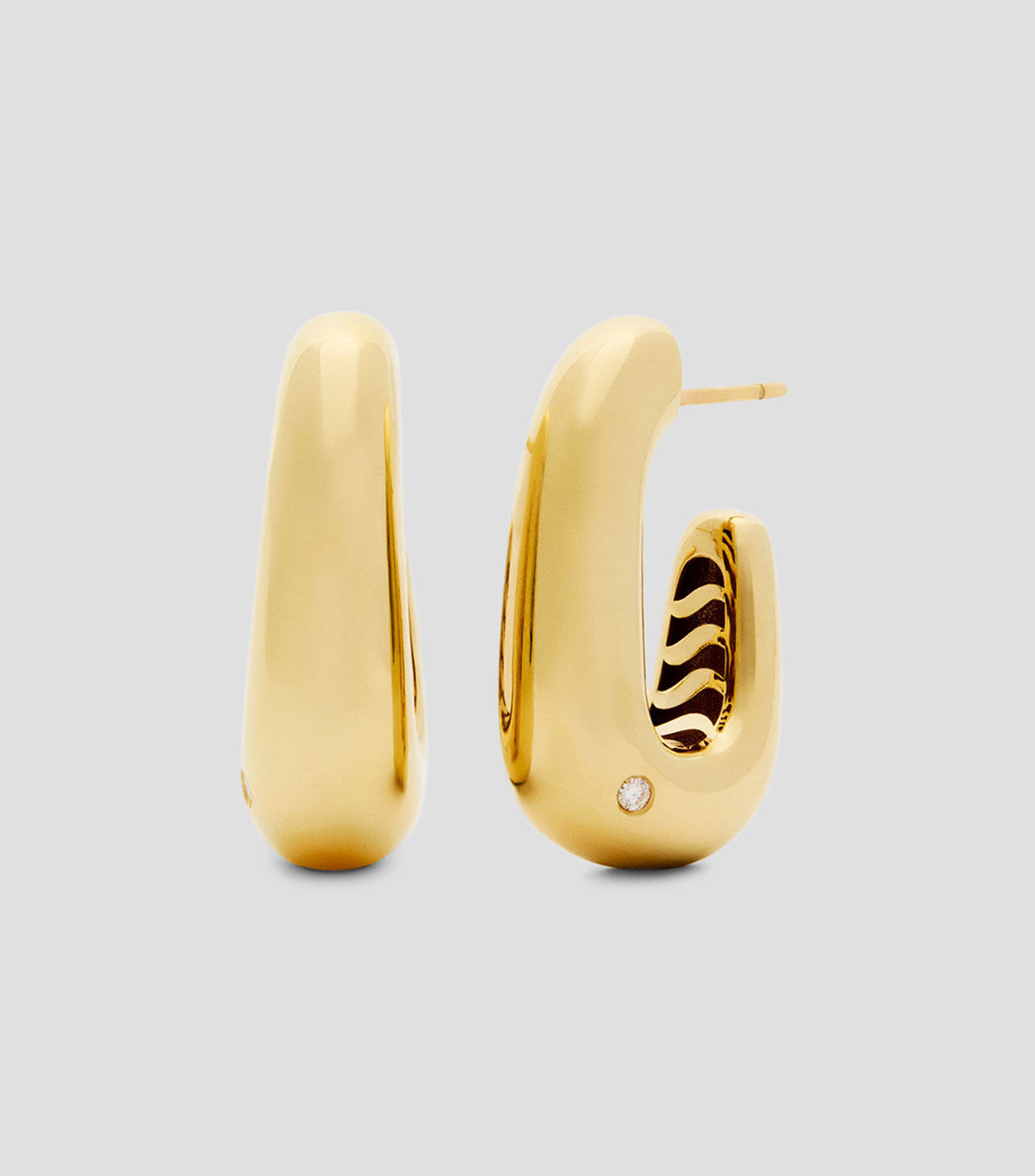 Pendientes en Oro de 18 Kilates Mujer