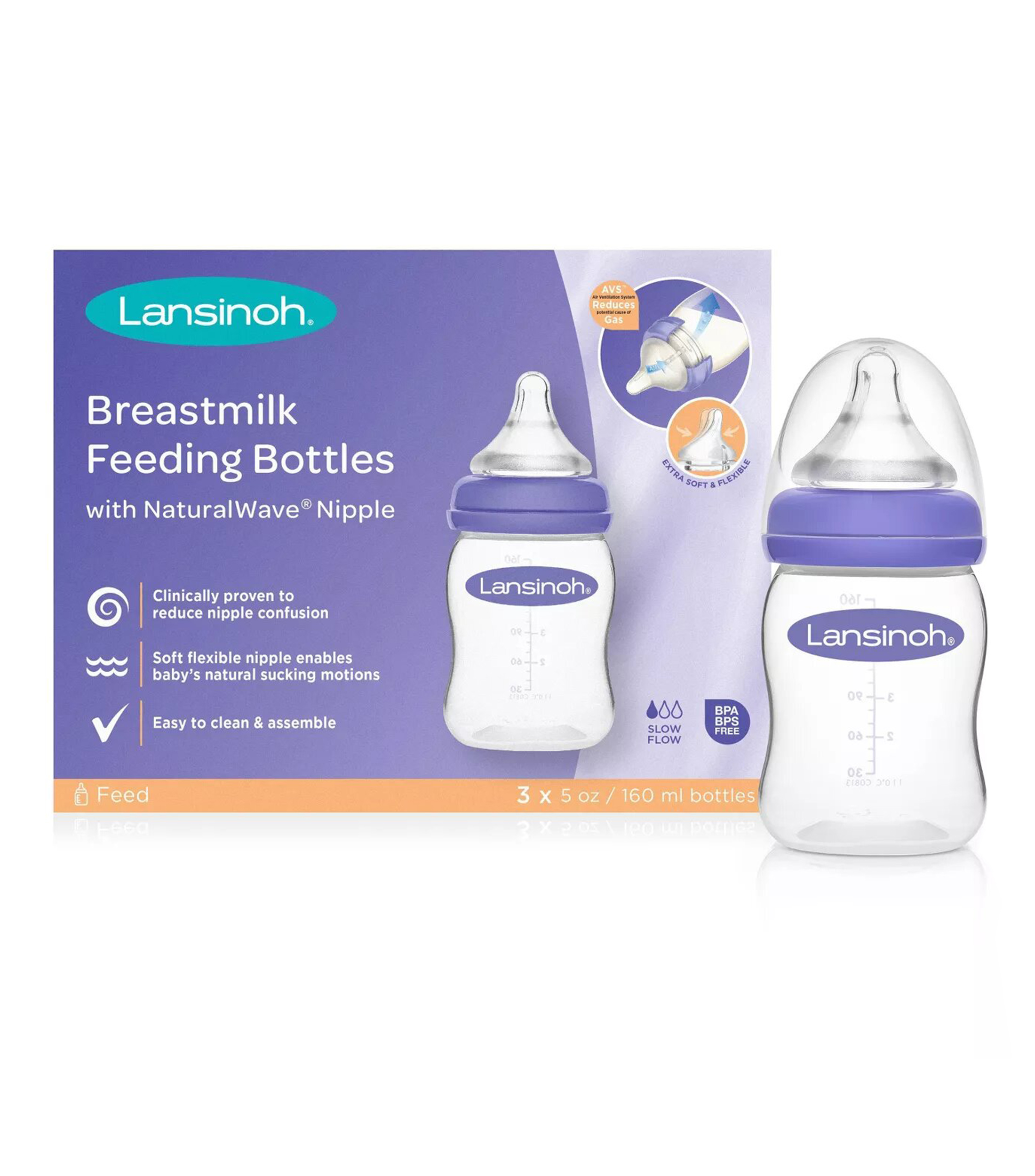 Set 3 Biberones de 160 ml