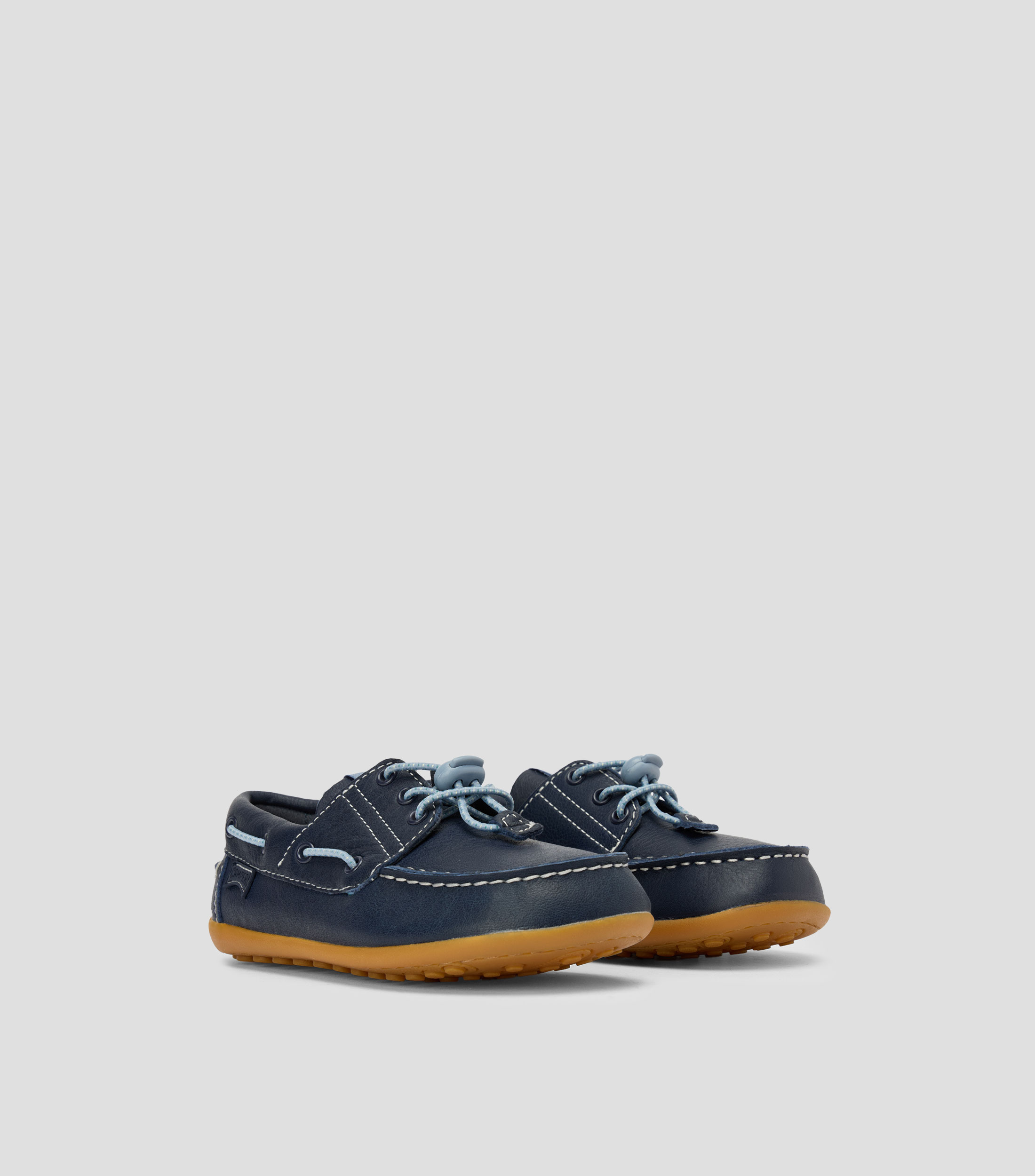 Mocasines en piel con tiras Niño
