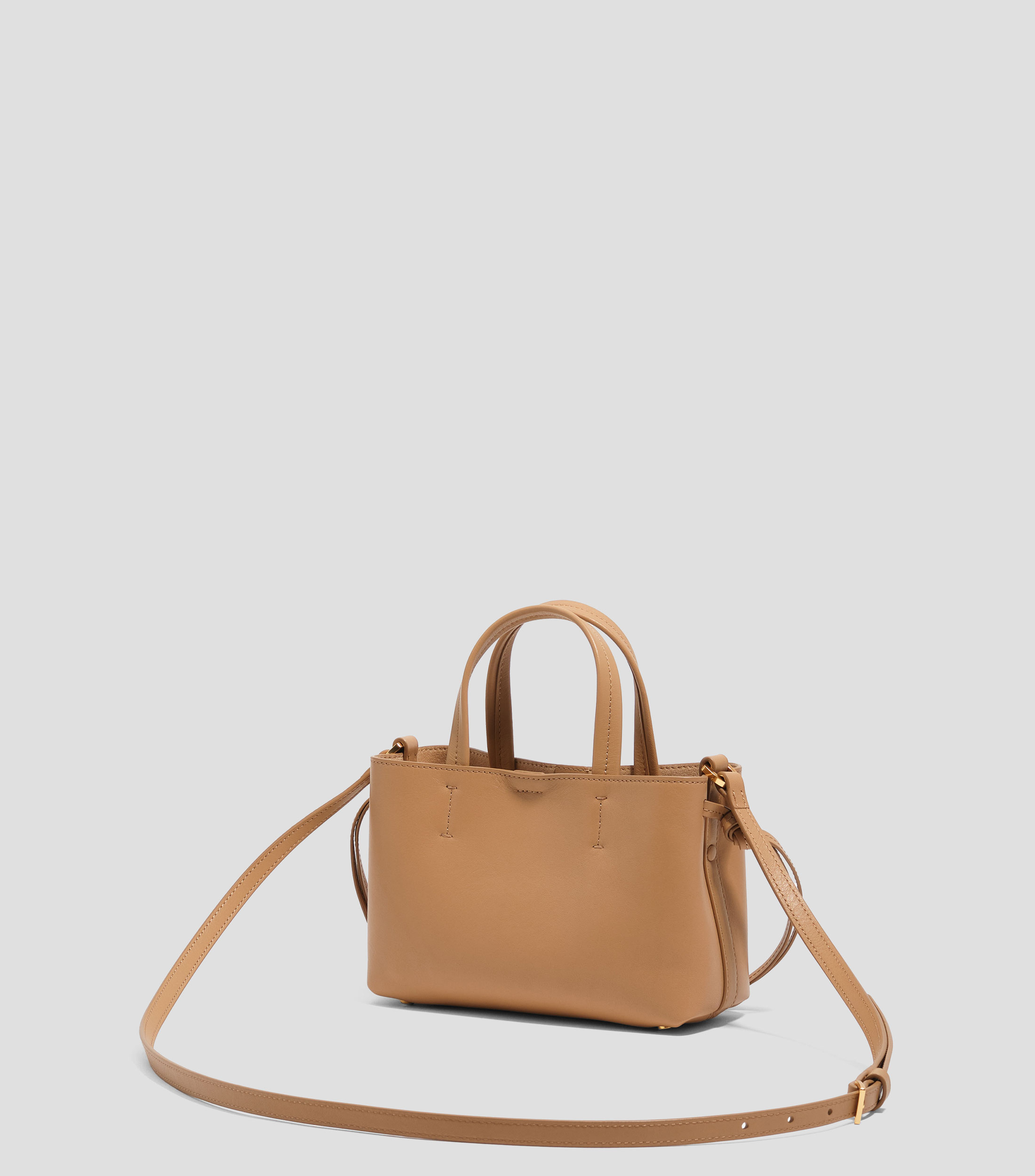 Bolsa crossbody Chihuahua mini piel avellana Mujer