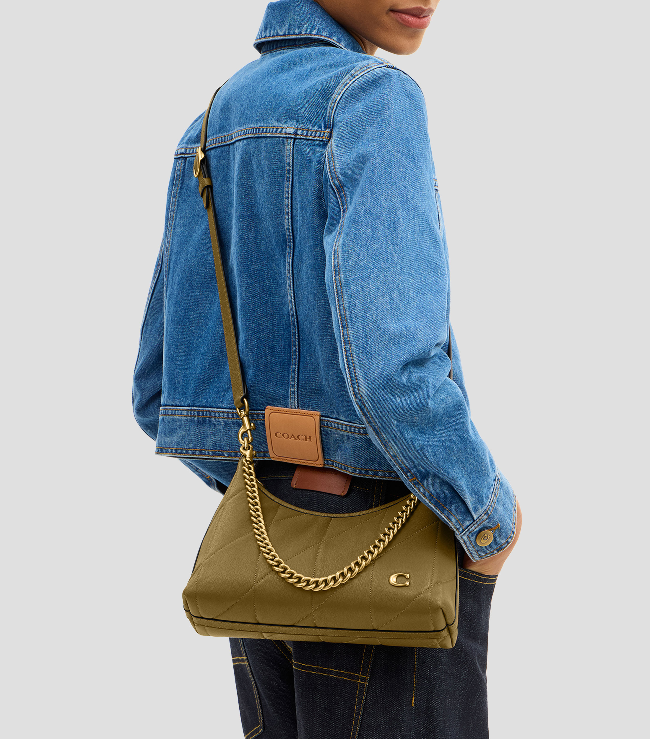 Bolsa Shoulder en piel Mujer