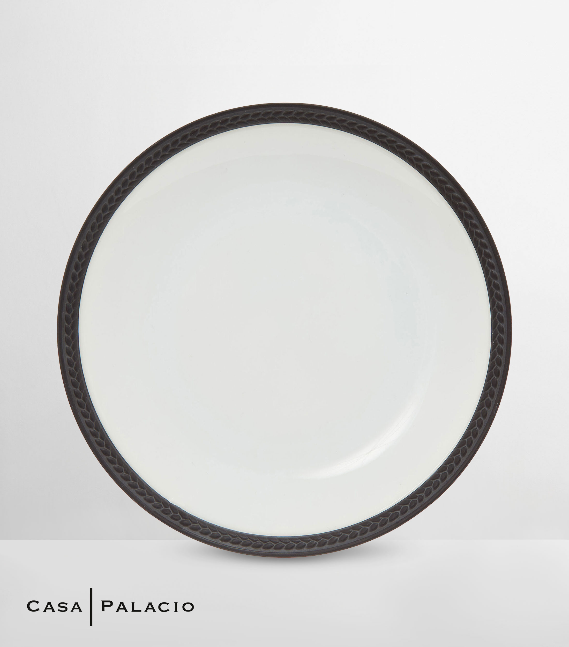 Plato para pan Soie Tressee Black