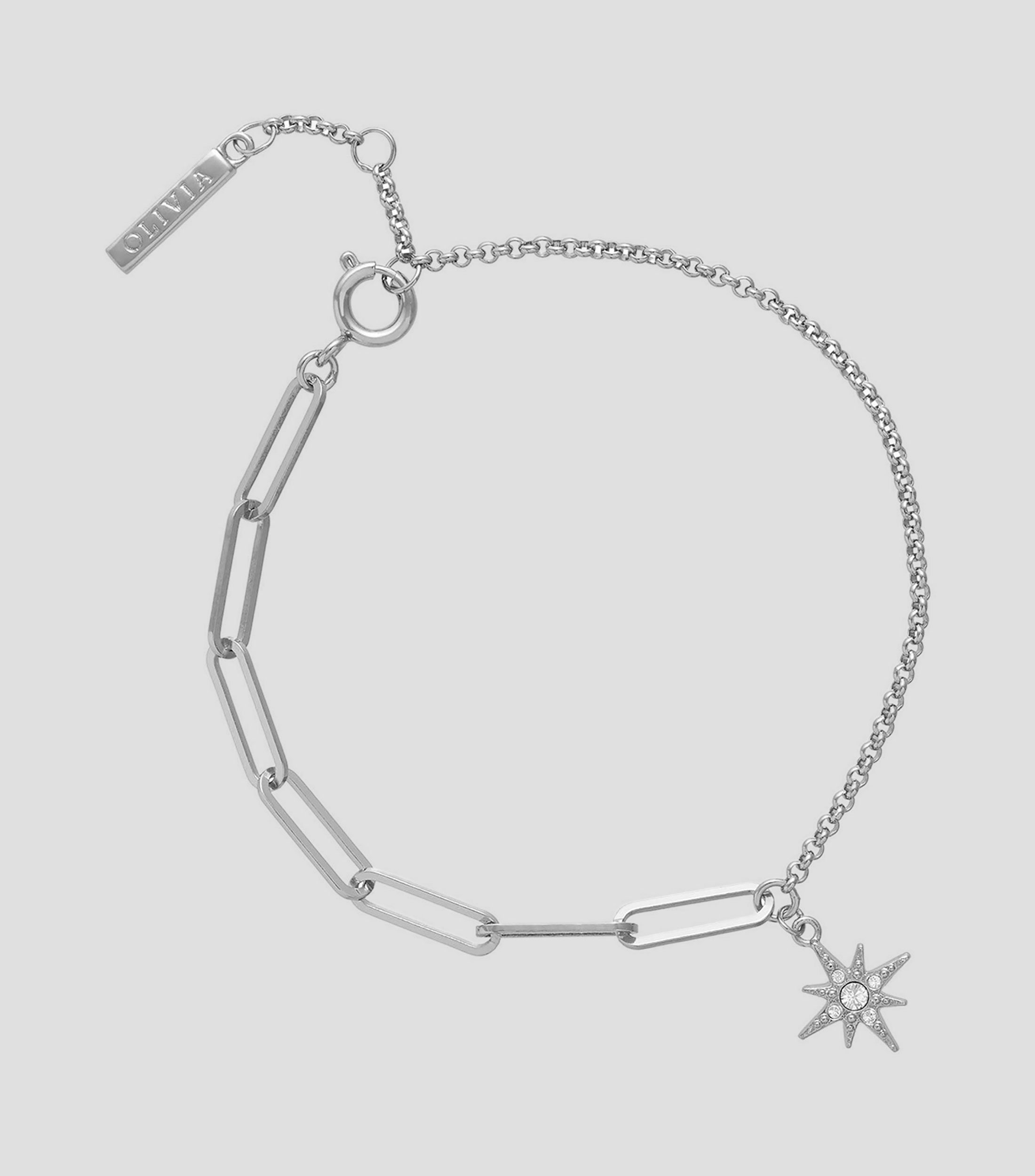 Pulsera con dije de estrella del norte Celestial Mujer
