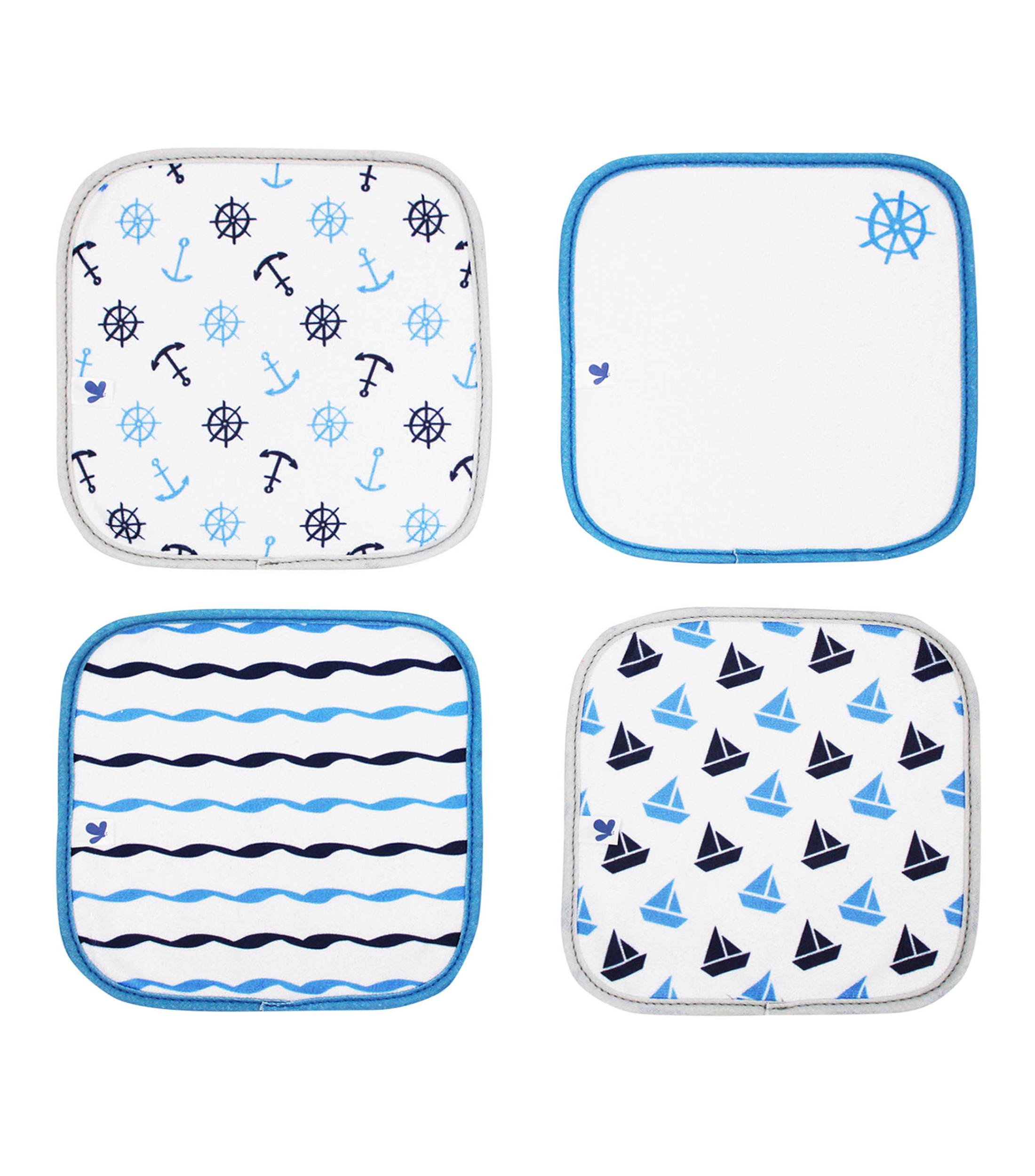 Set de 4 toallitas faciales Bebé
