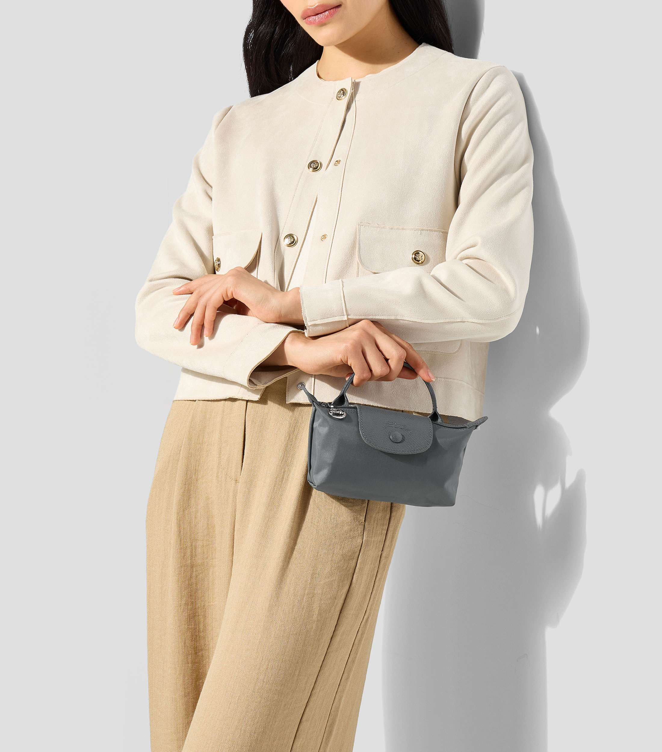 Bolsa Pouch lisa Mujer